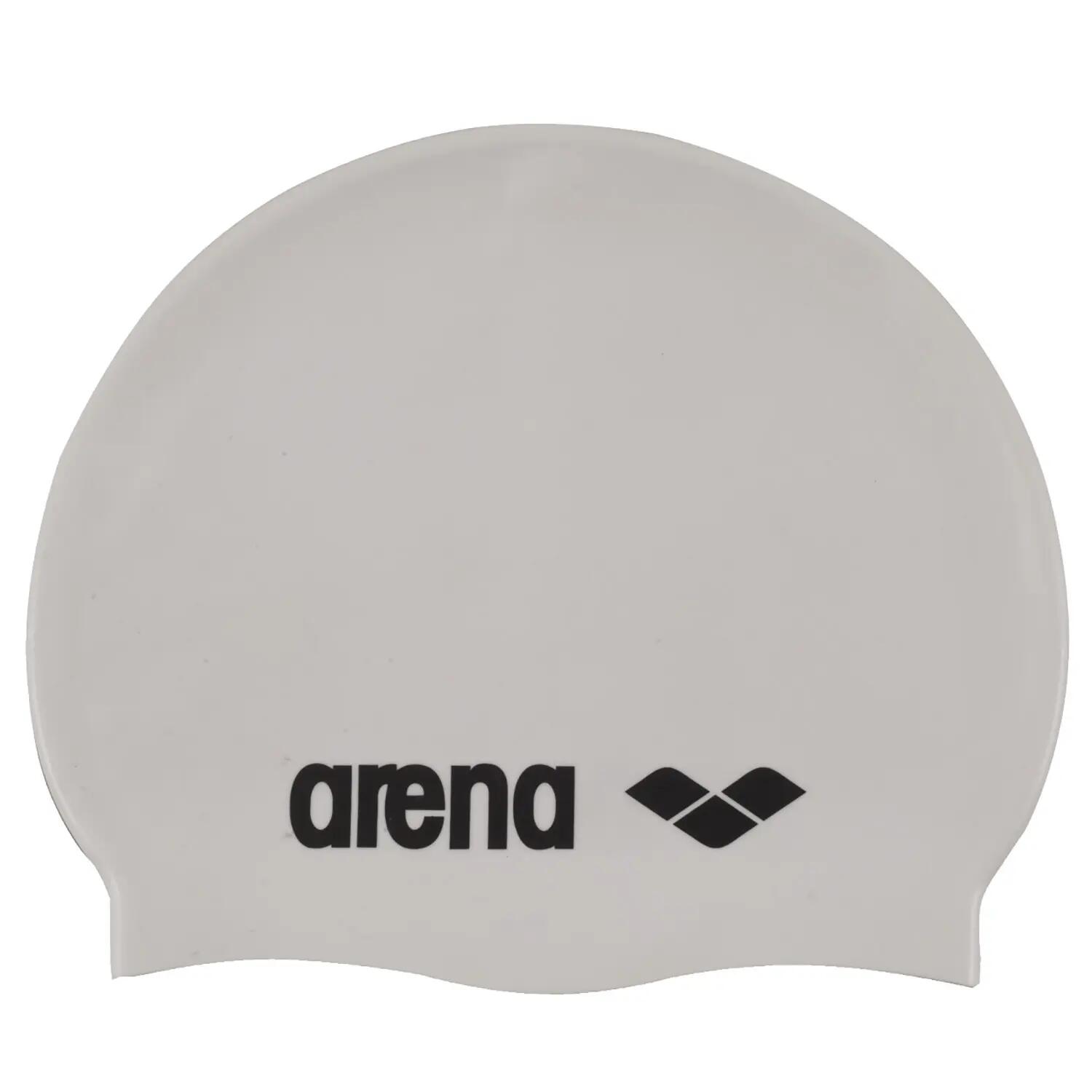 Arena Badmuts Classic Silicone Wit - Imagine 1