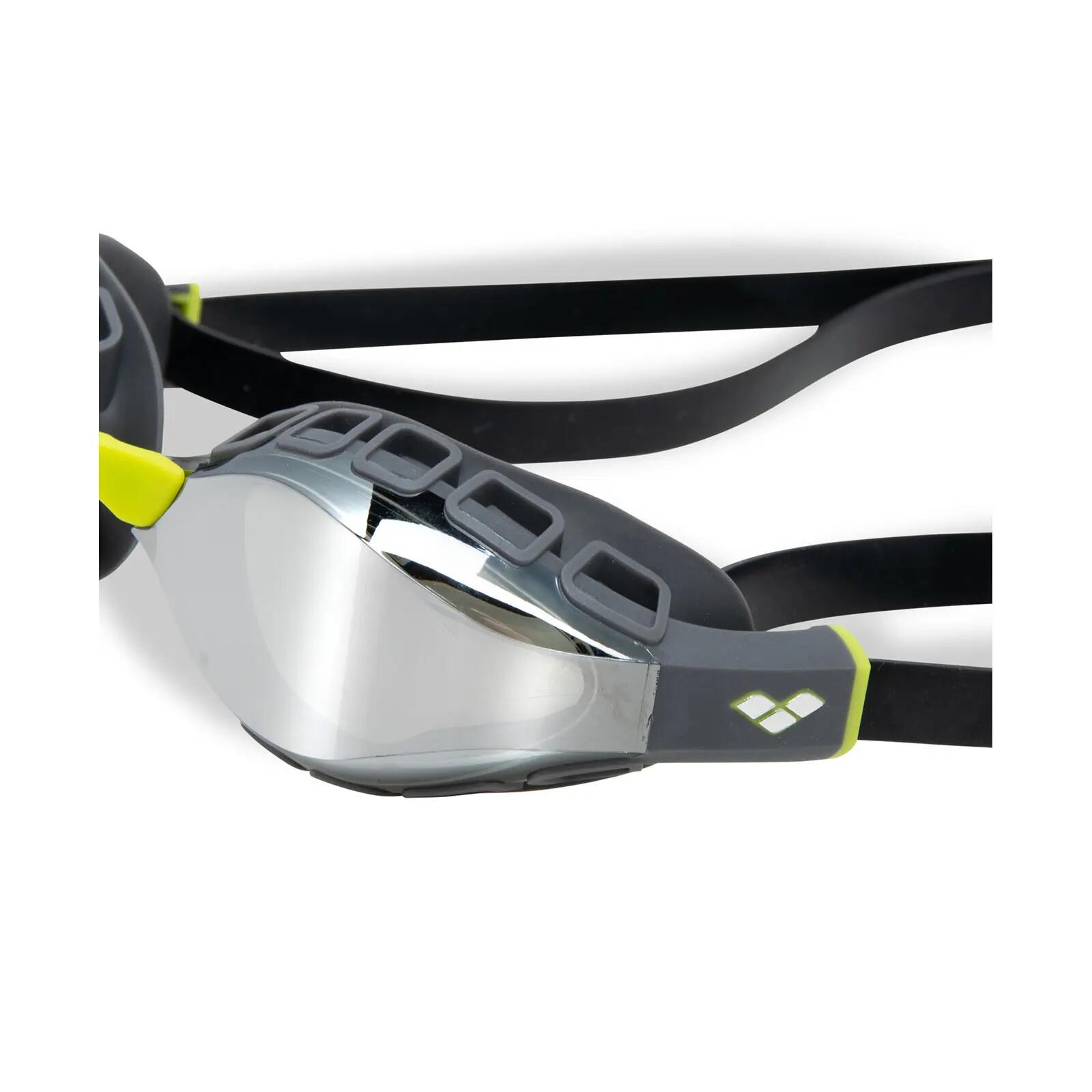 Schwimmbrille Arena mit verspiegelten Gläsern Air Sonic Mirror Silber und Anthra 4/14