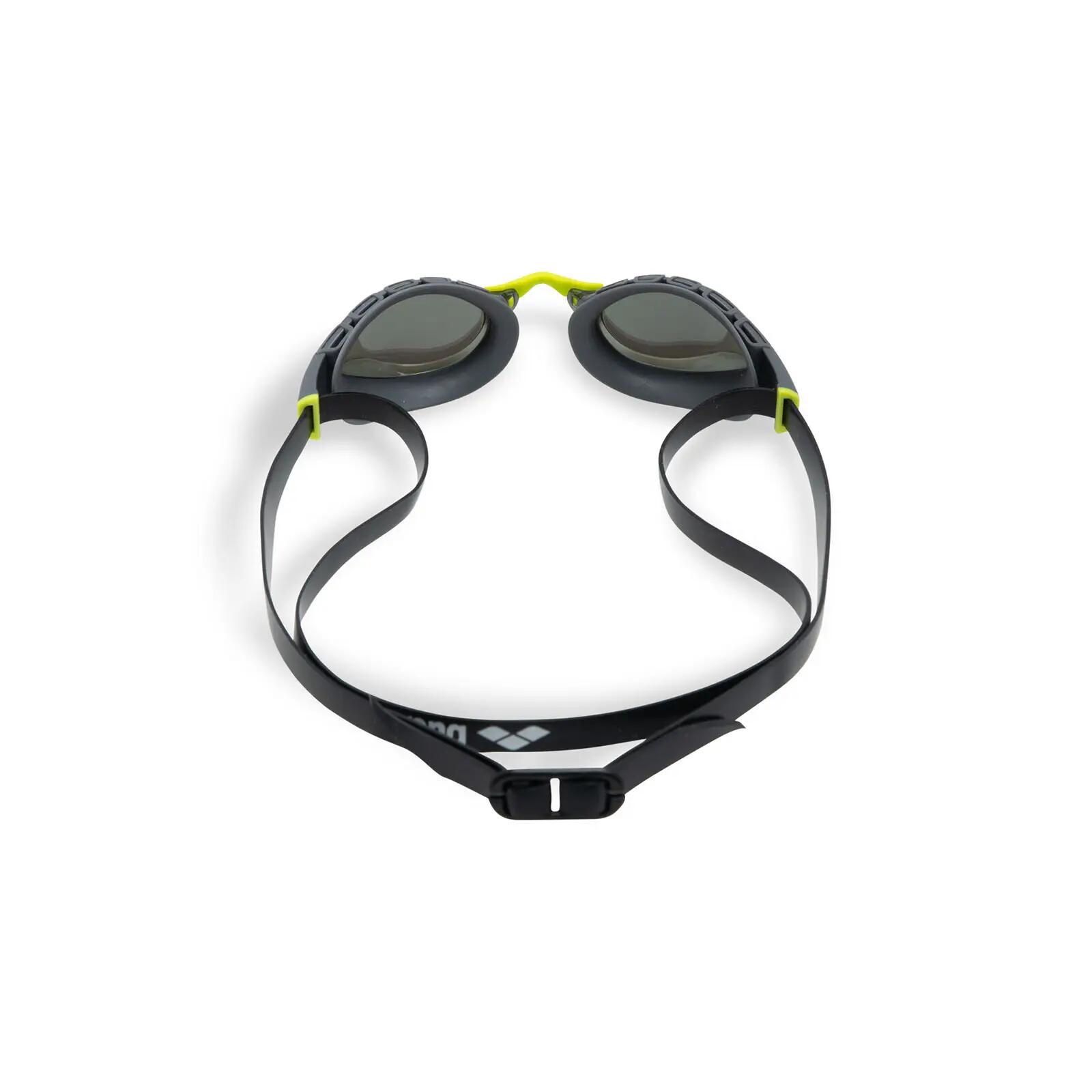 Schwimmbrille Arena mit verspiegelten Gläsern Air Sonic Mirror Silber und Anthra 3/14