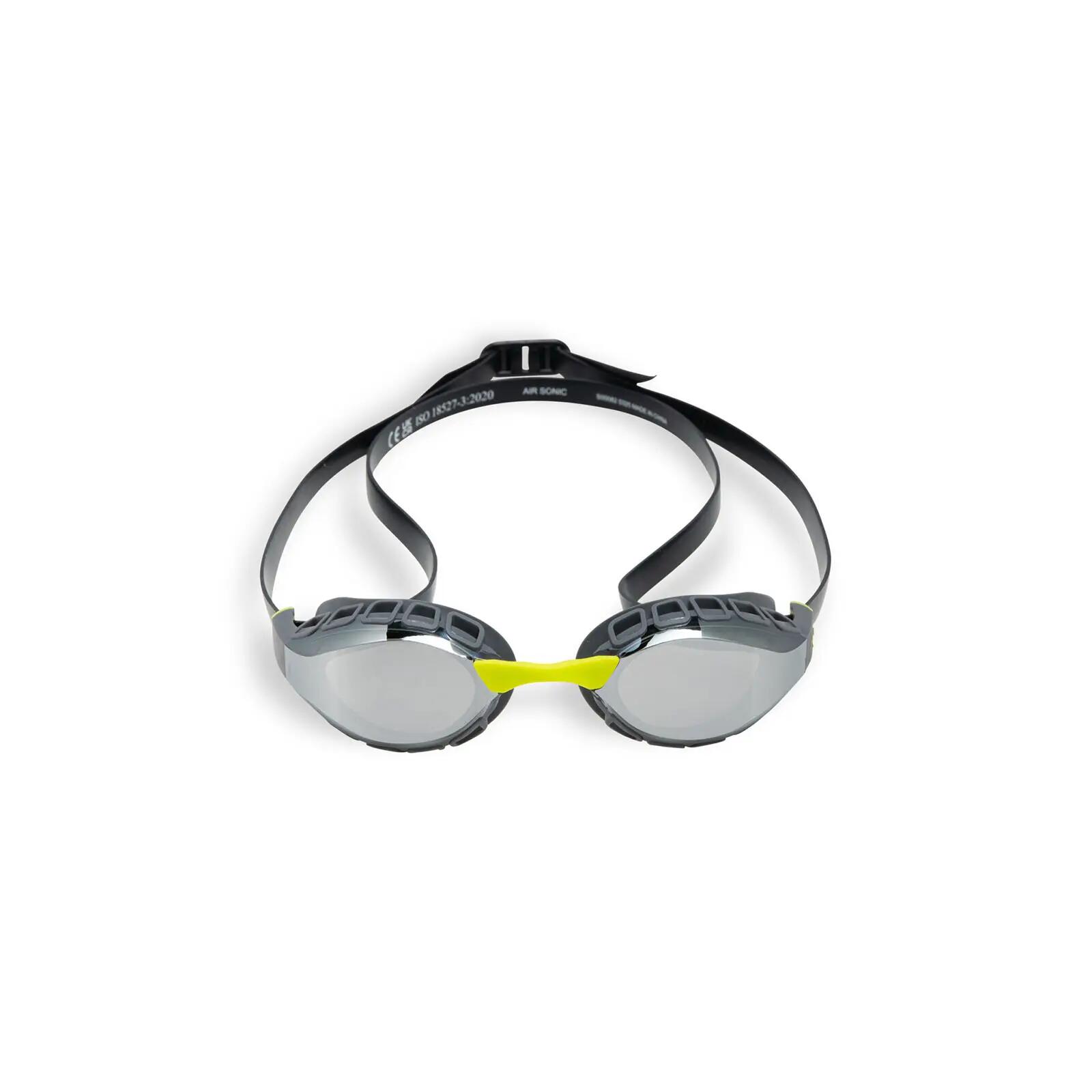 Schwimmbrille Arena mit verspiegelten Gläsern Air Sonic Mirror Silber und Anthra 2/14