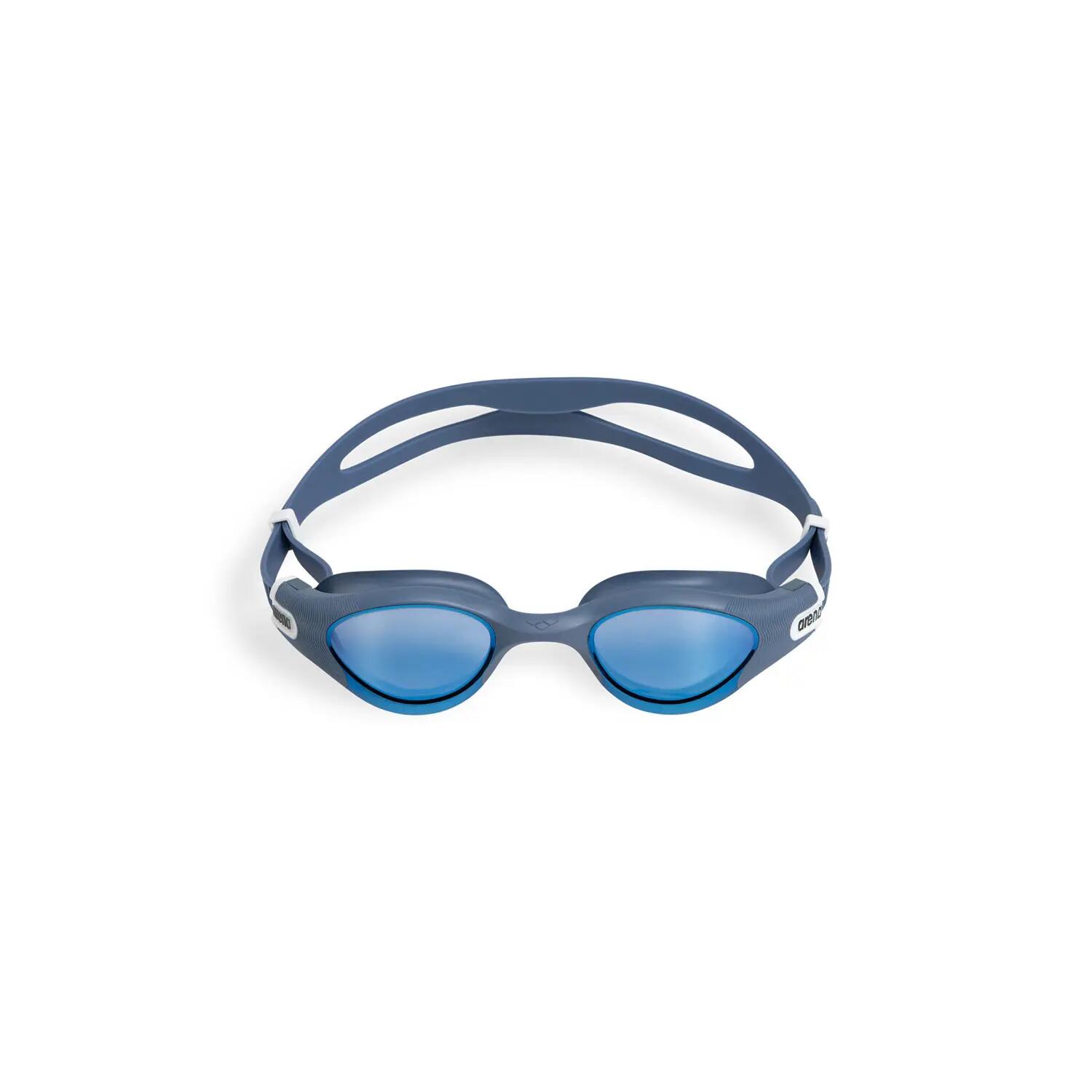 Gafas de natación con cristales de espejo Arena The One Plus Mirror Azul/Gris 2/10