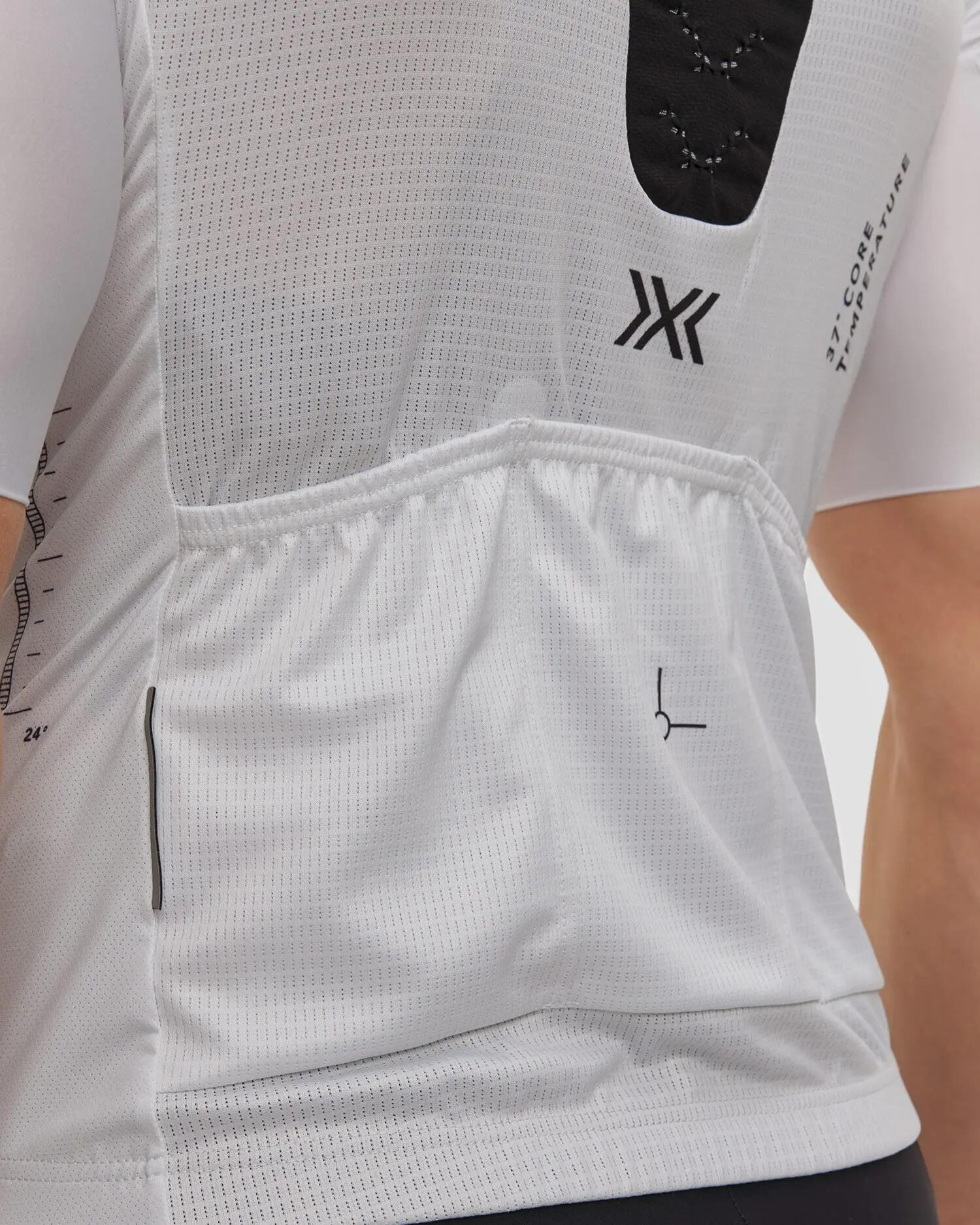 X-Bionic Corefusion Ride Men's White Short-Sleeve Jersey 7/7