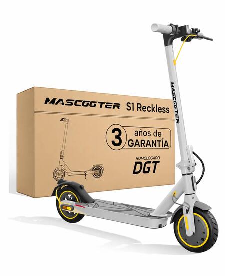 Trottinette électrique Mascooter S1 Reckless Lite, 600W, 5200mAh, 20km, gris