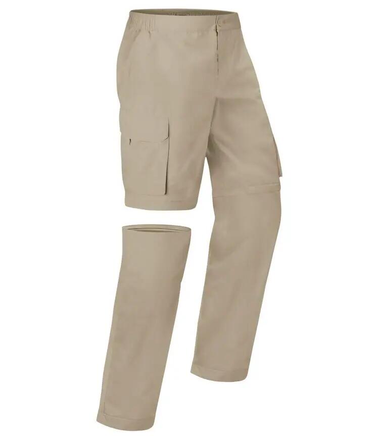 2-in-1-Hose aus Microfaser mit abzippbaren Beinen 3/8