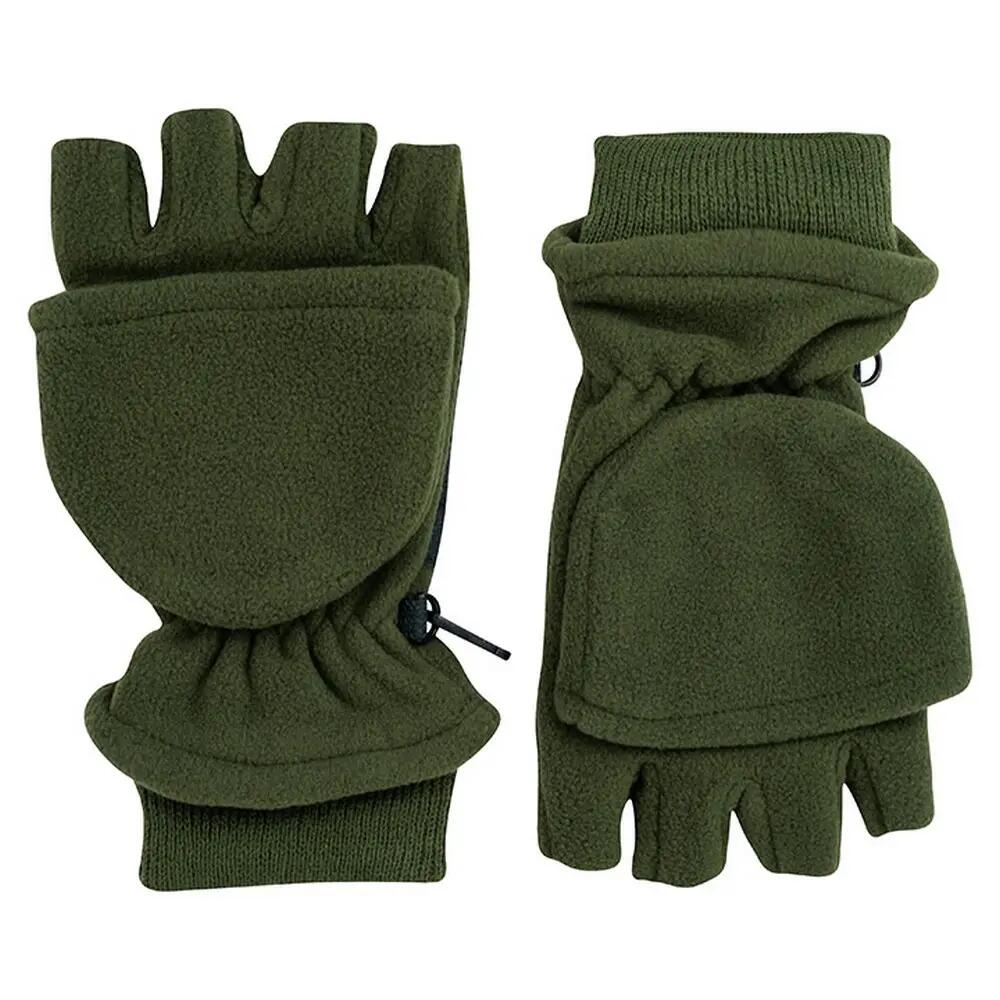 Uomo Pile Semplice Muffole Jack Pyke Shooters Verde 4/4