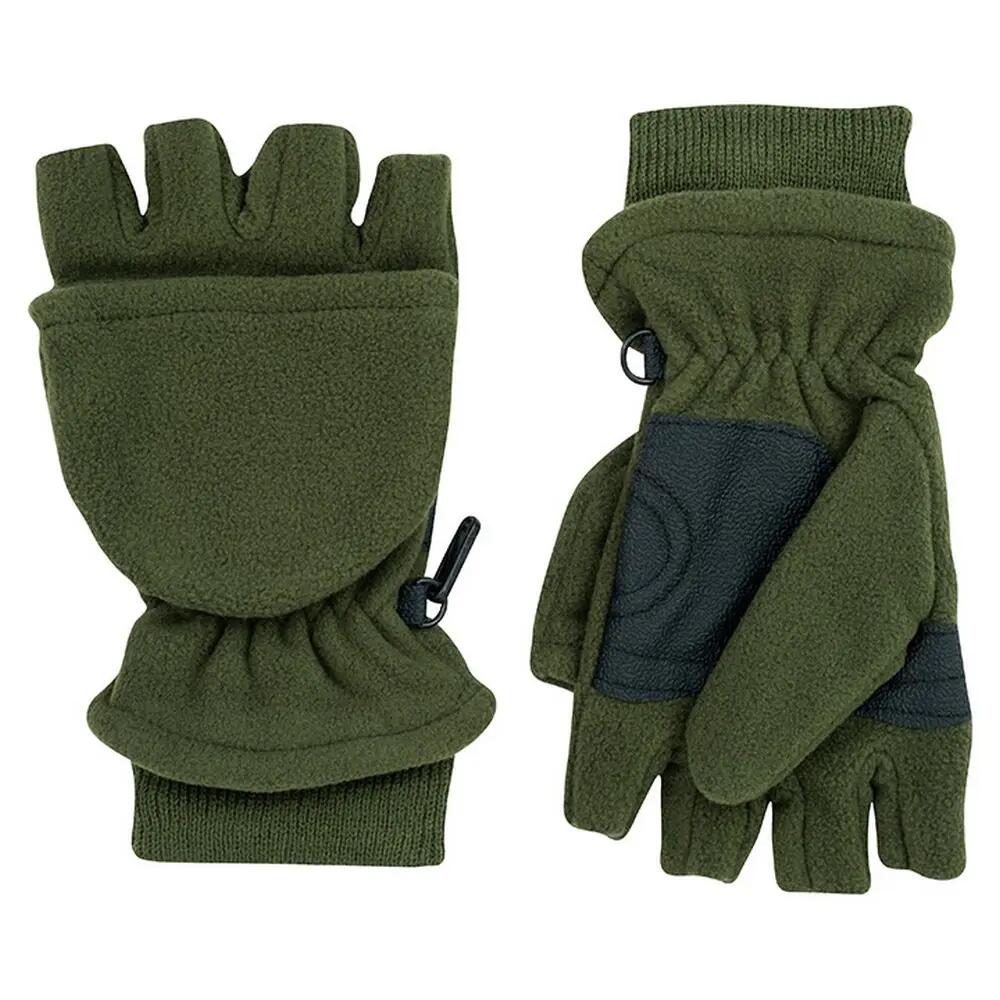 Uomo Pile Semplice Muffole Jack Pyke Shooters Verde 3/4
