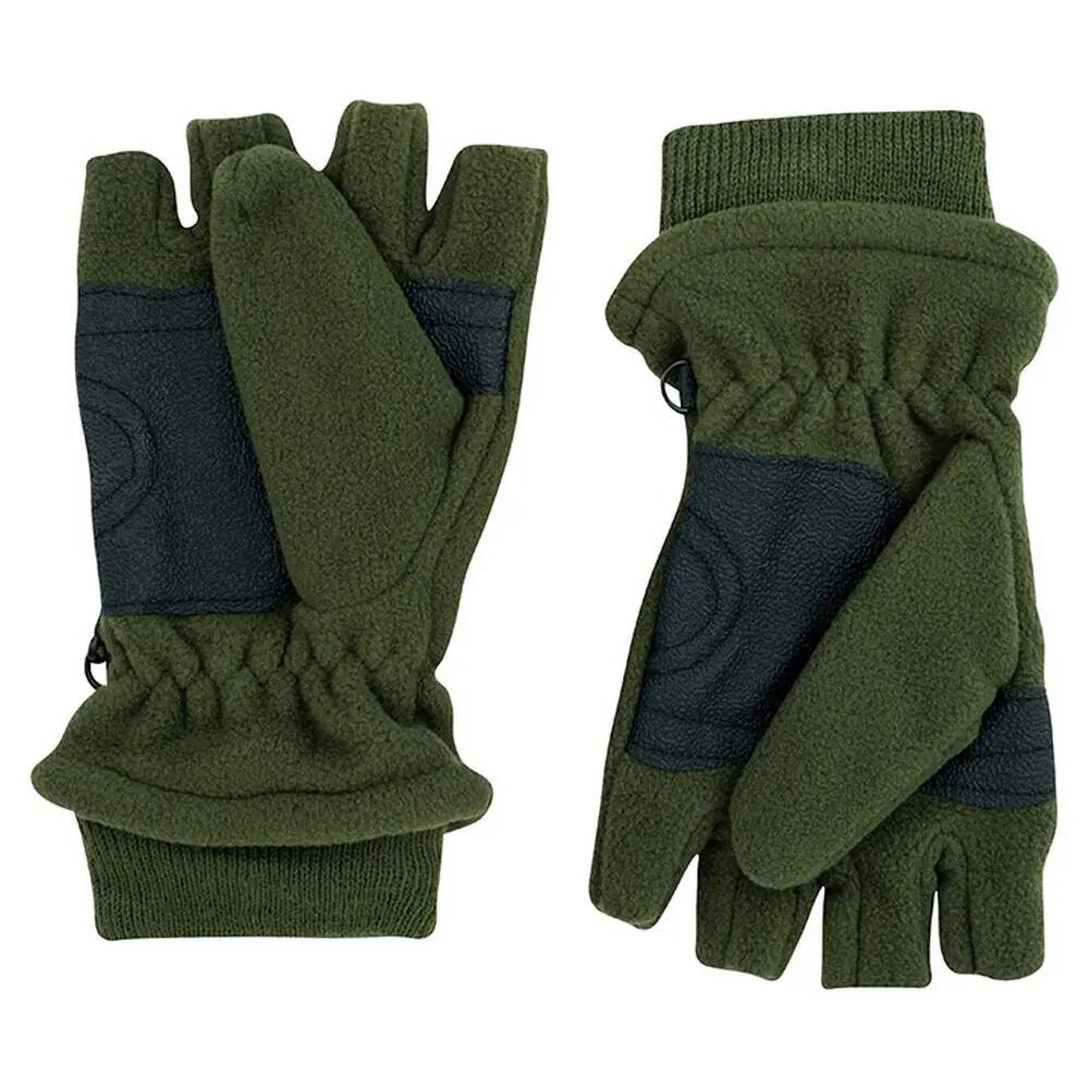 Uomo Pile Semplice Muffole Jack Pyke Shooters Verde 2/4