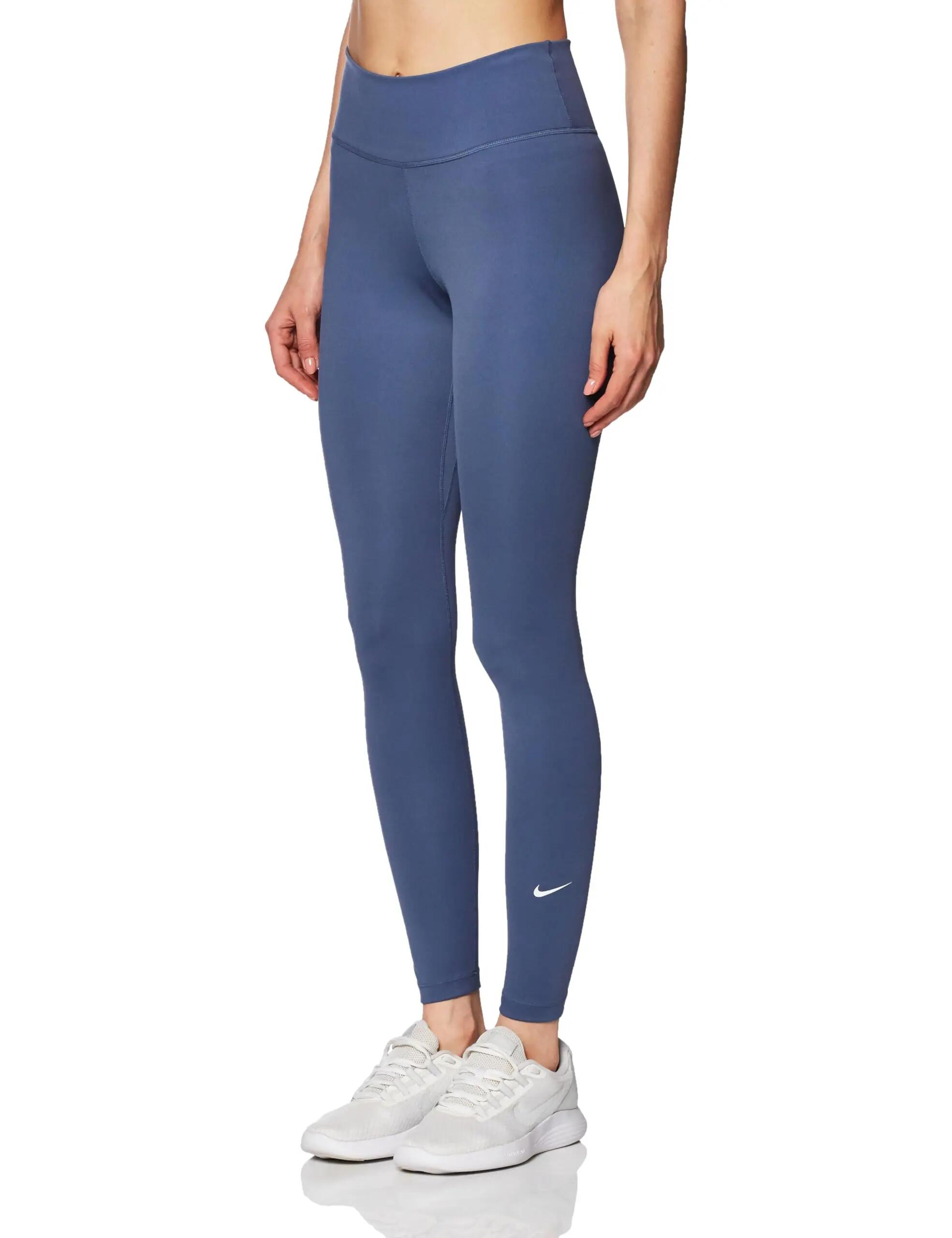 Legging - Sport - Nike One - Dri-FIT, middelhoge taille - Blauw 3/3