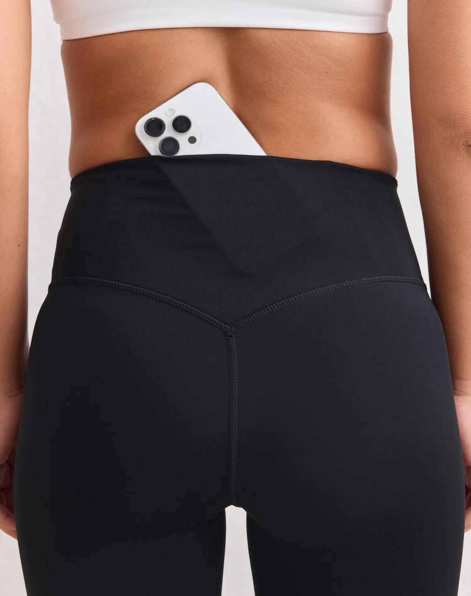 Femme Legging Taille Haute Compressif à Séchage Rapide Pace Noir 4/6