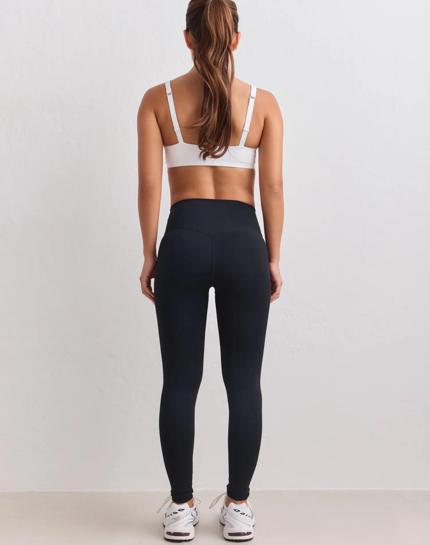 Femme Legging Taille Haute Compressif à Séchage Rapide Pace Noir 2/6