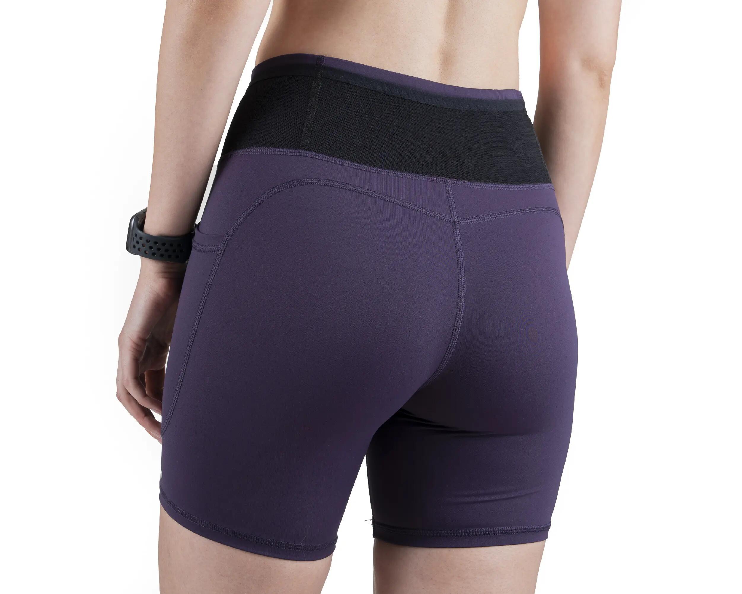 Dámské běžecké kraťasy s integrovaným opaskem COMFORT 7/8