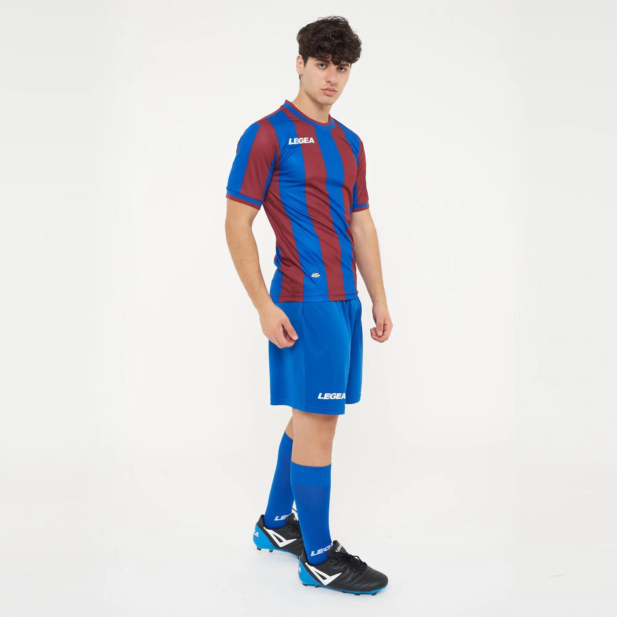 Pack de 10 camisetas de fútbol VALENCIA color celeste-granate - talla ...