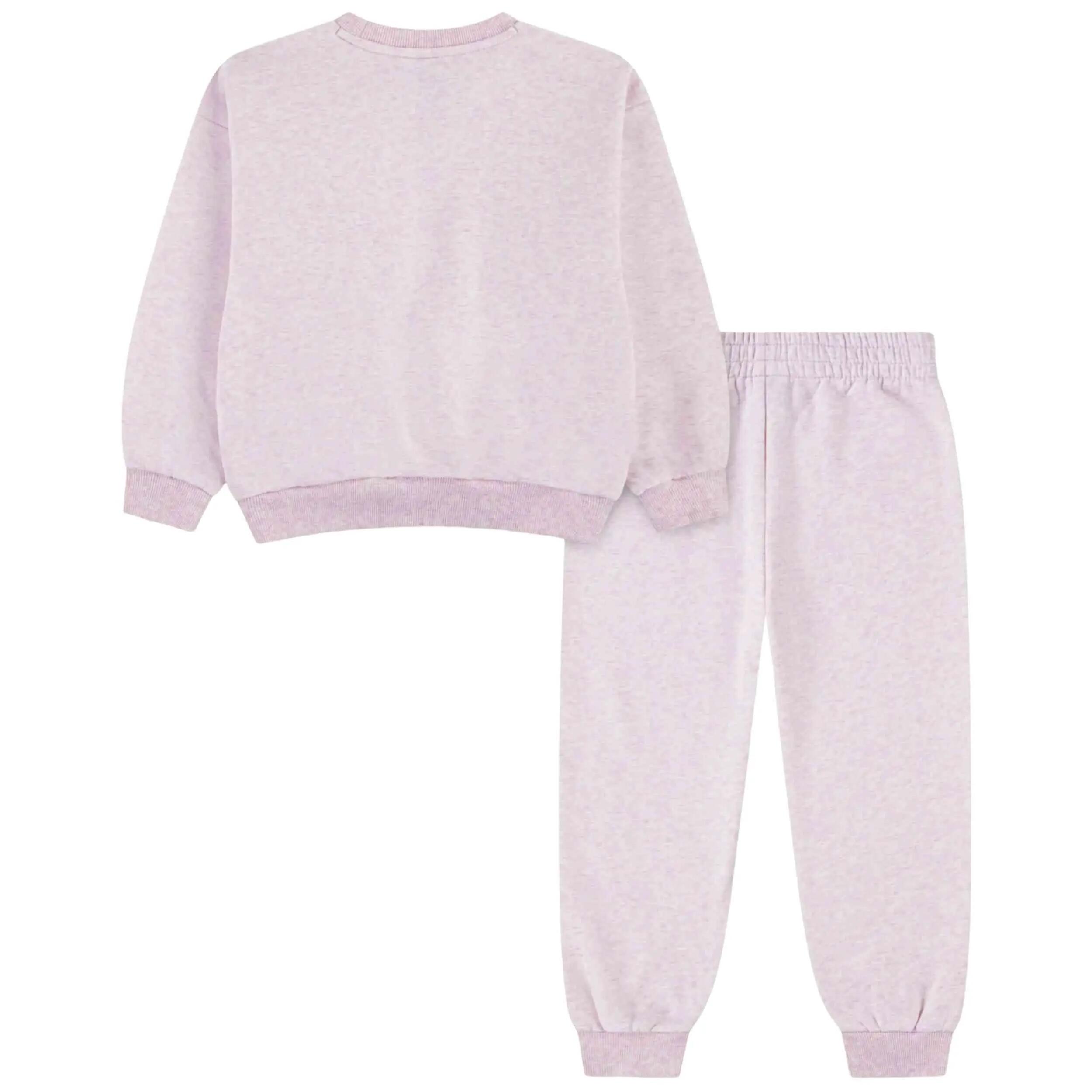 Chandal completo Nike modelo Essential Fleece "Pink Foam Heath para niños unisex 2/4