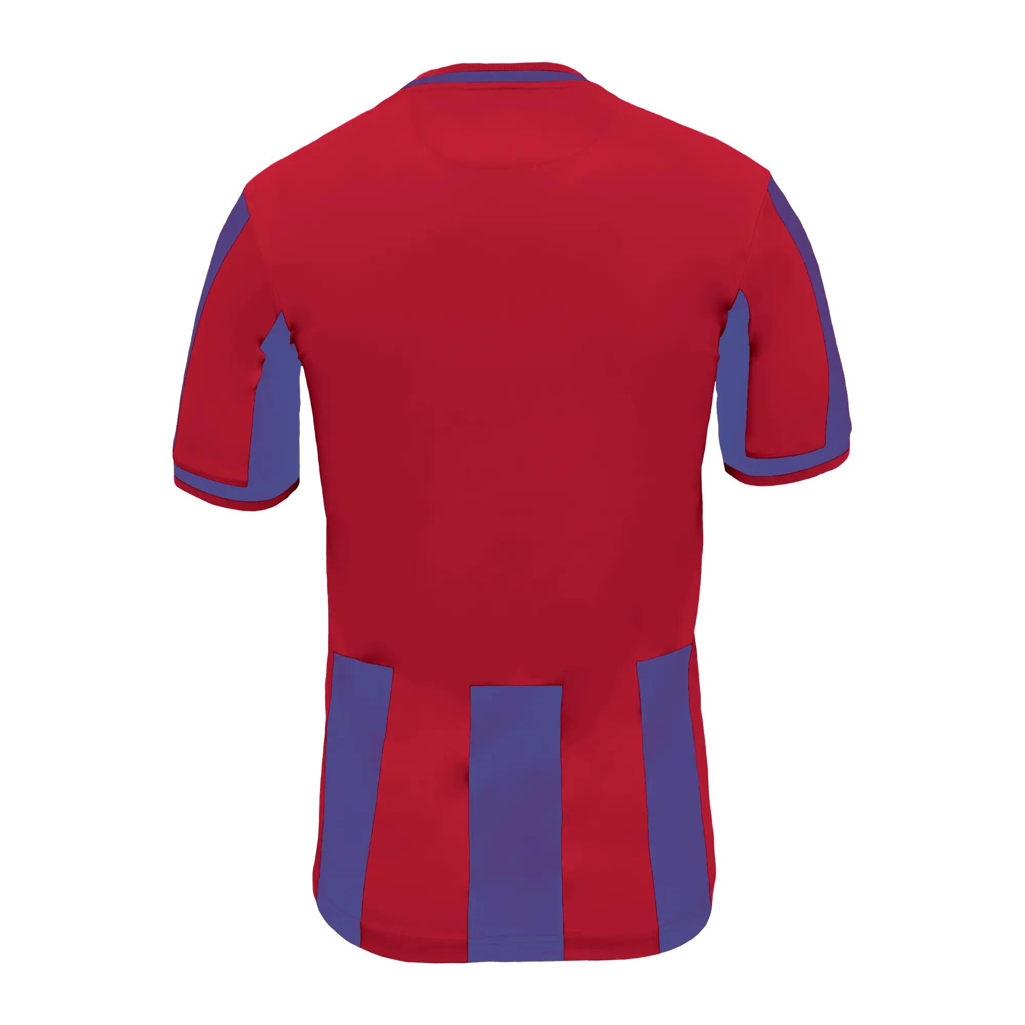 Pack de 10 camisetas de fútbol VALENCIA color celeste-granate - talla ...