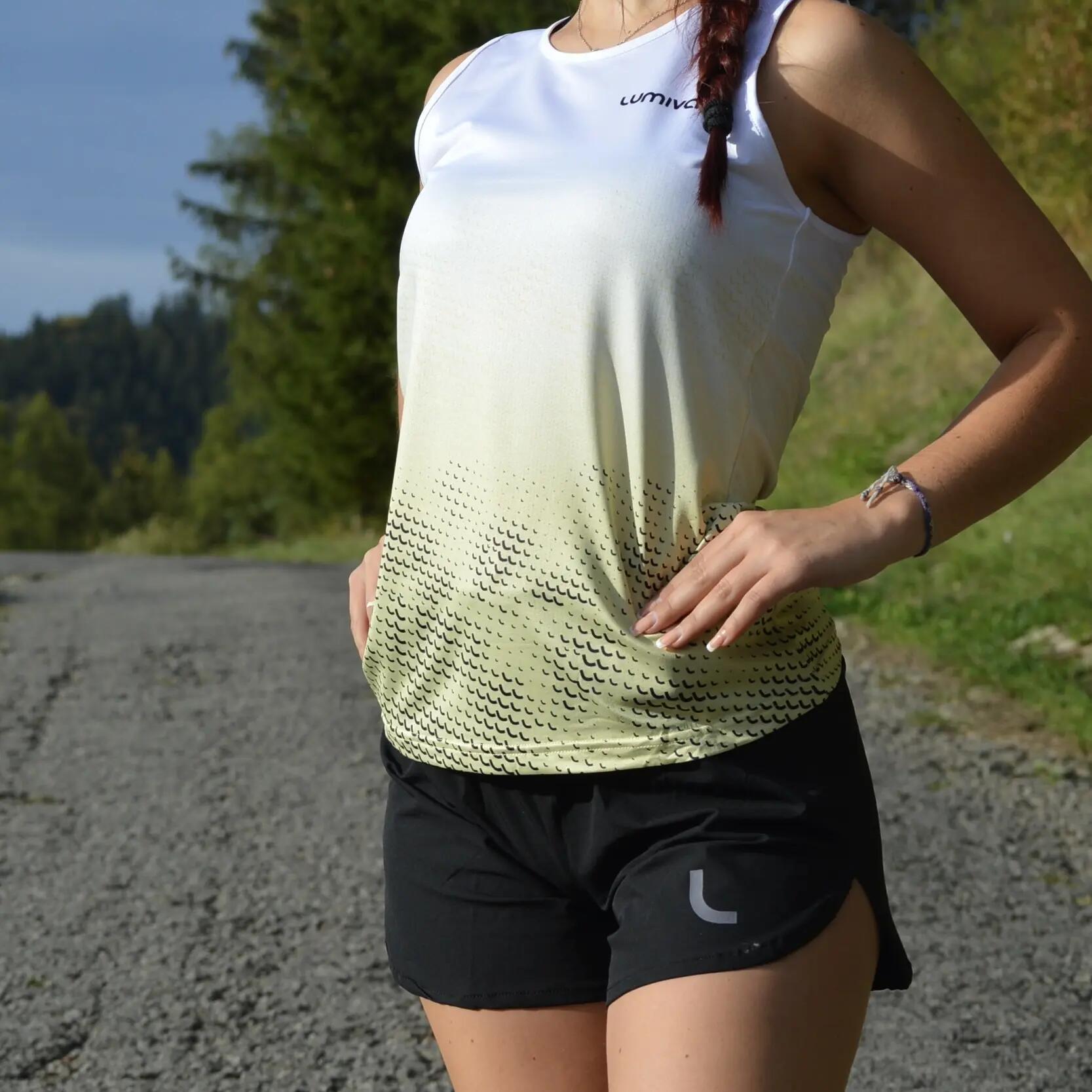 Dámské volné trailové kraťasy s opaskem Trail 7/8