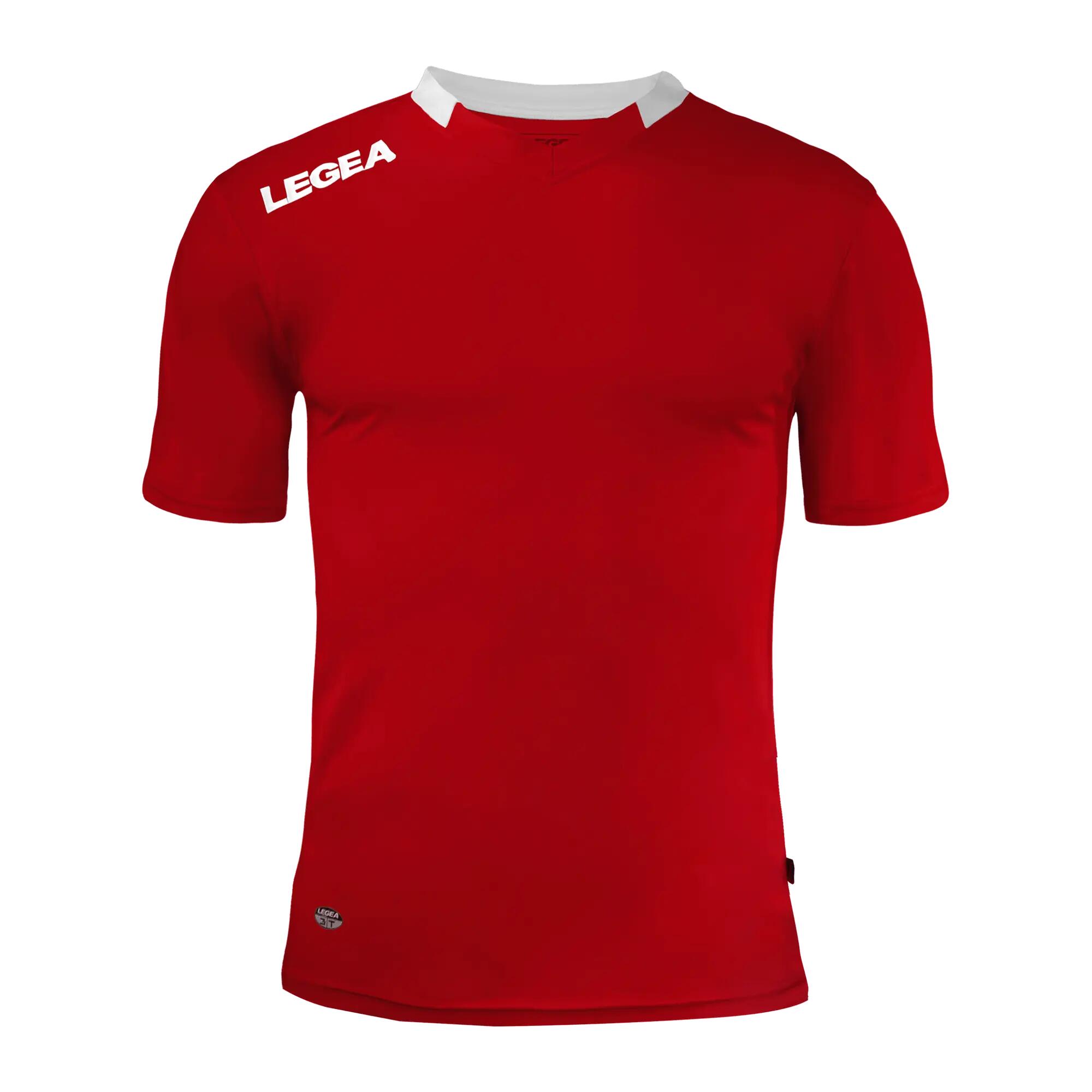 Pack de 5 camisolas de futebol MONACO cor vermelho-branco - tamanho XL 2/4