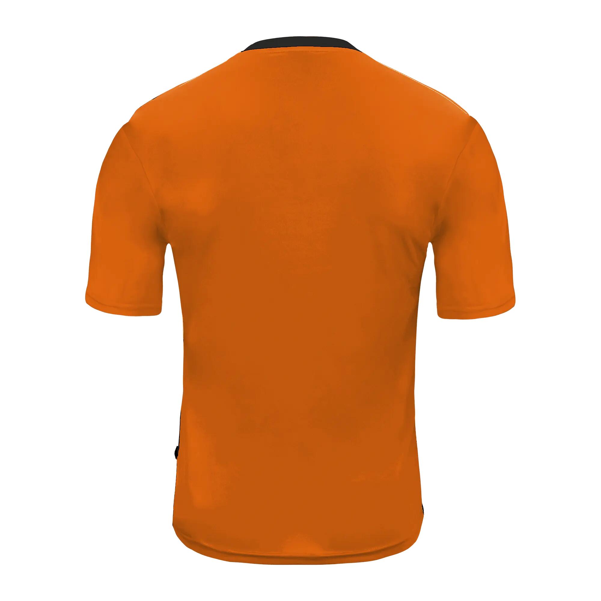 Pack de 5 camisolas de futebol MONACO cor laranja-preto - tamanho 2XL 3/4