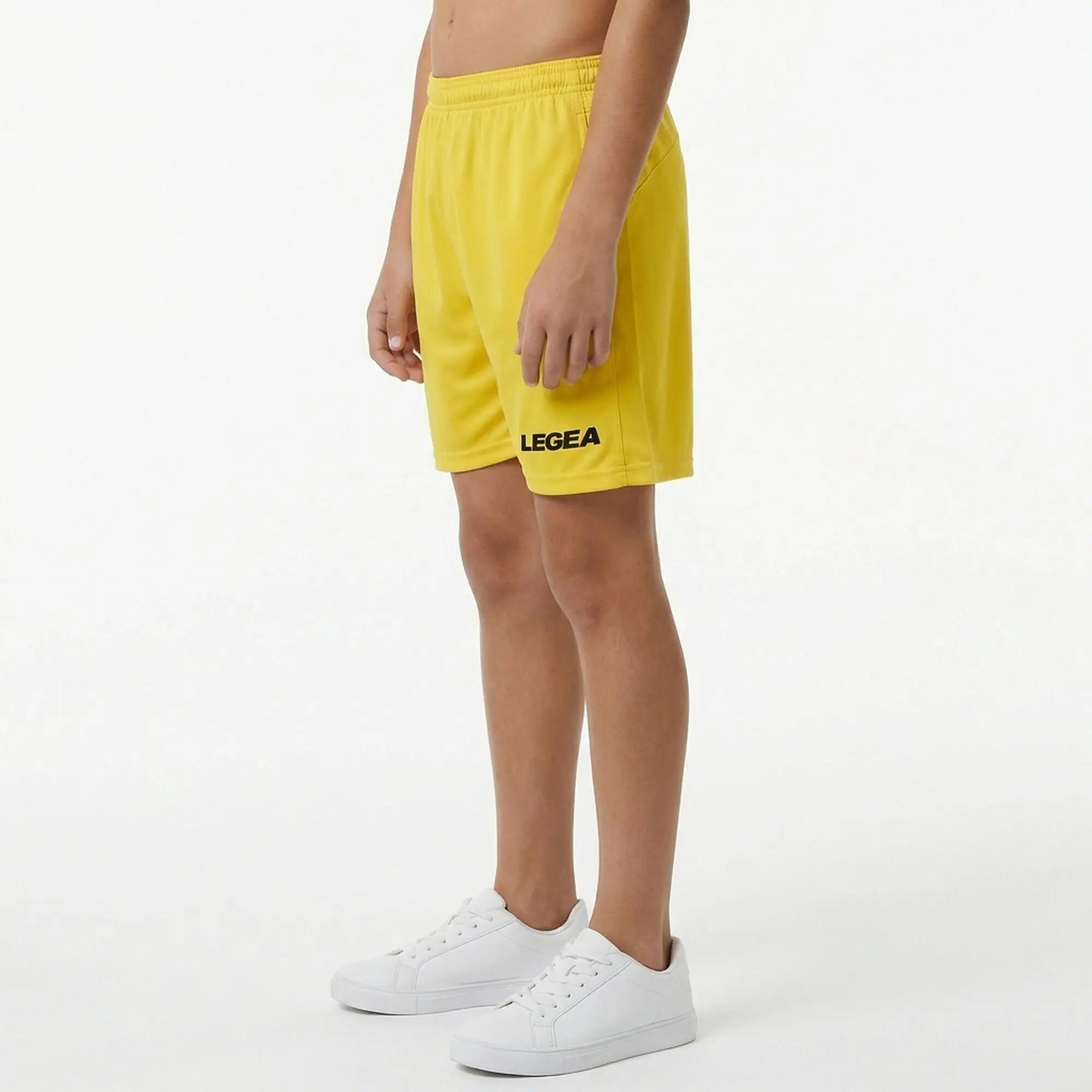 Lot de 5 shorts de football DUSSELDORF coloris jaune - taille 3XS (enfant) 2/4