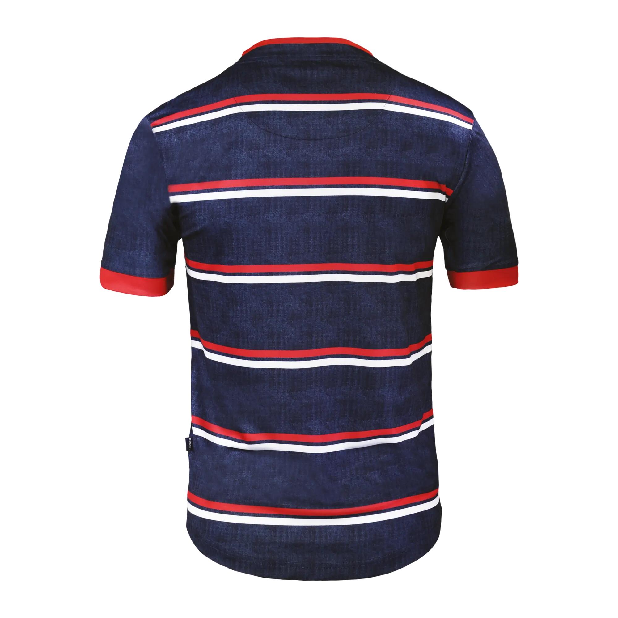 10-Pack Football Shirts BEIRA JEANS Short Sleeve Red-White - Size M 3/4