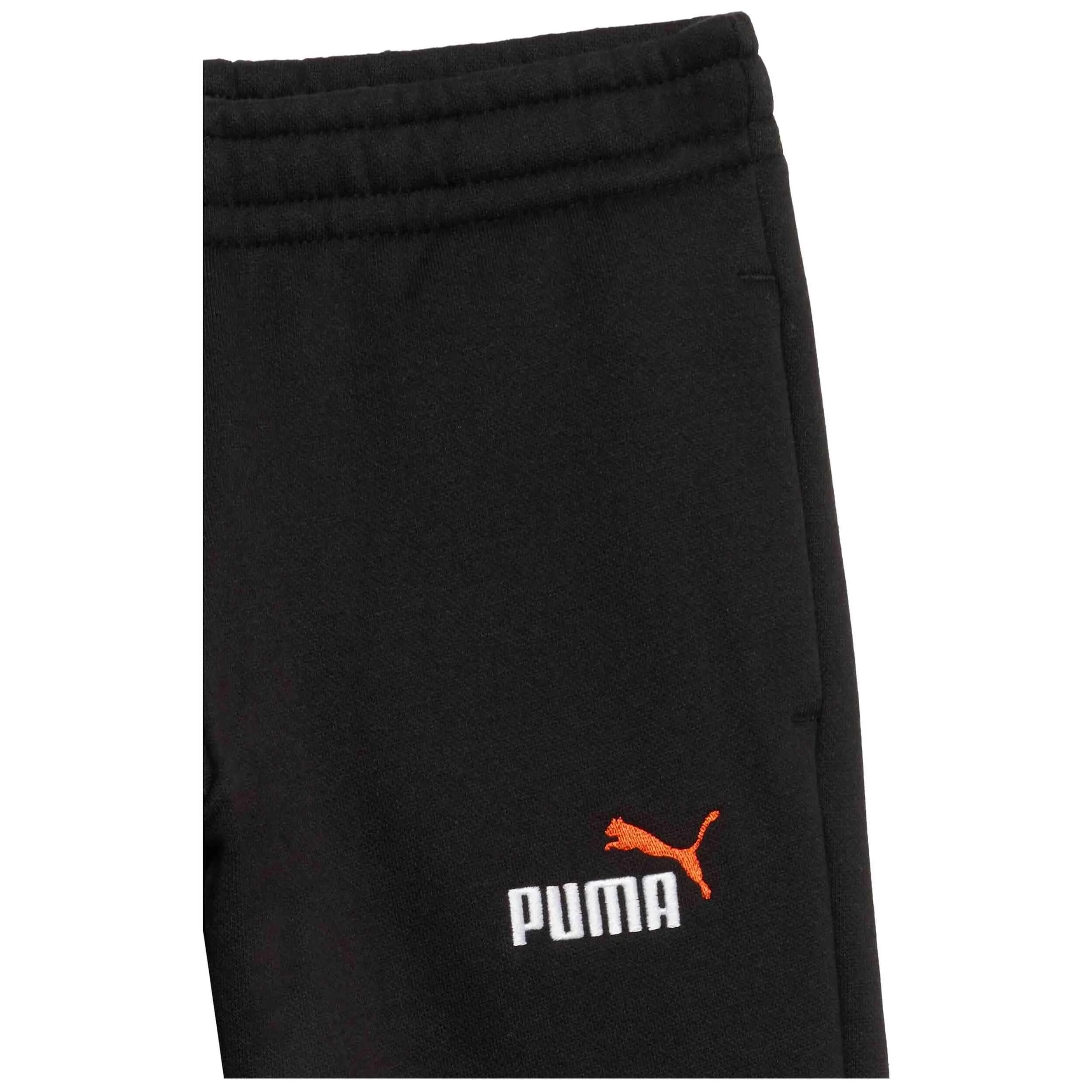 Calças de fato de treino Puma modelo Essentials 2 Colour N para crianças unissex 3/3