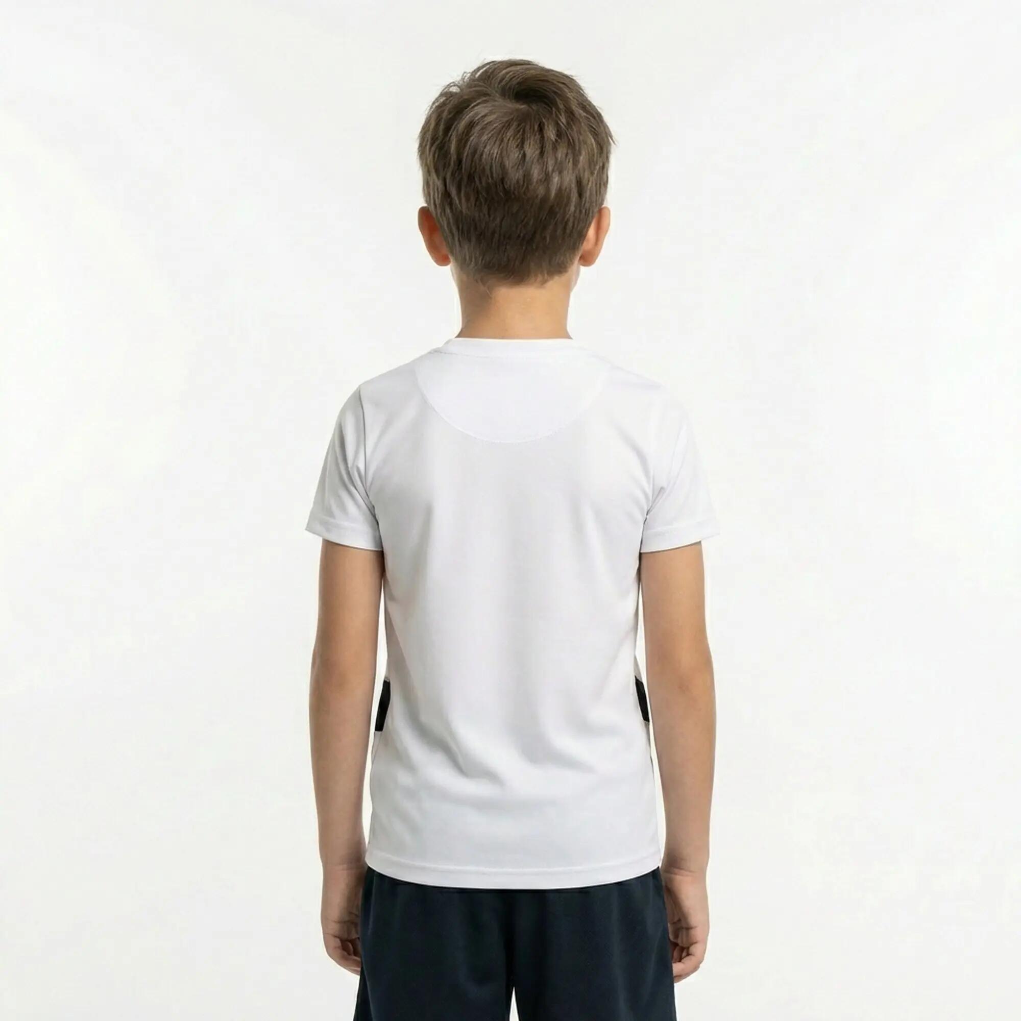 Set 10 maglie da calcio TAIPEI bianco-nero - taglia 3XS (bambino) 7/8