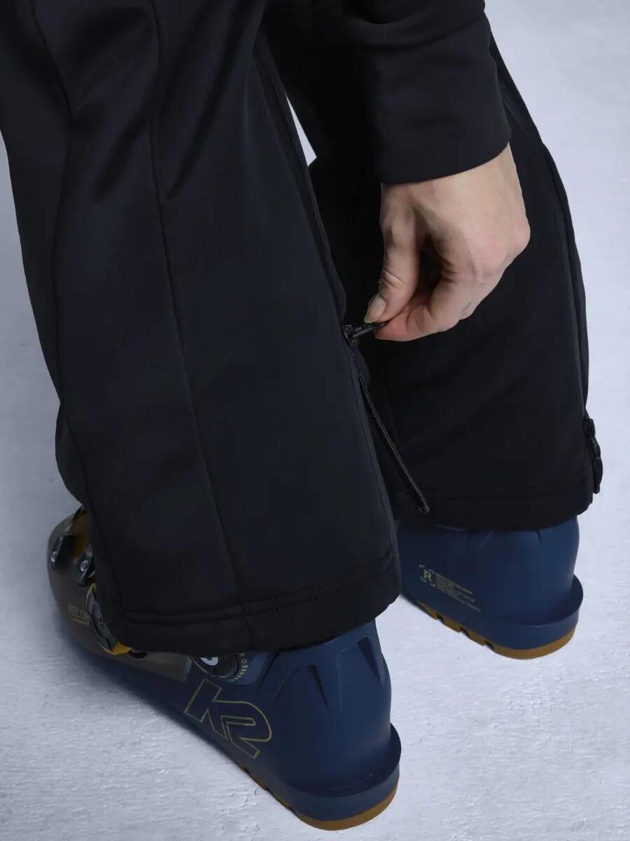 Skihose Damen - Contoura Stretch Softshell - Schwarz 5/7