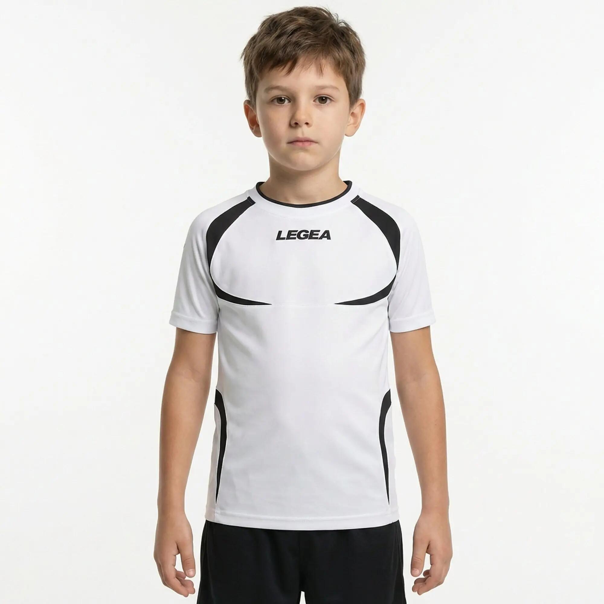 Set 10 maglie da calcio TAIPEI bianco-nero - taglia 3XS (bambino) 5/8