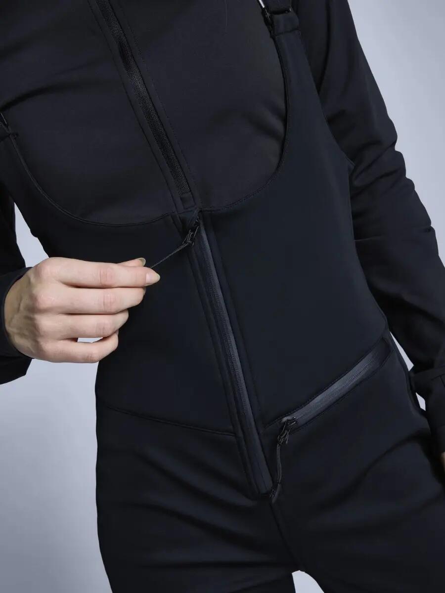 Skihose Damen - Contoura Stretch Softshell - Schwarz 4/7