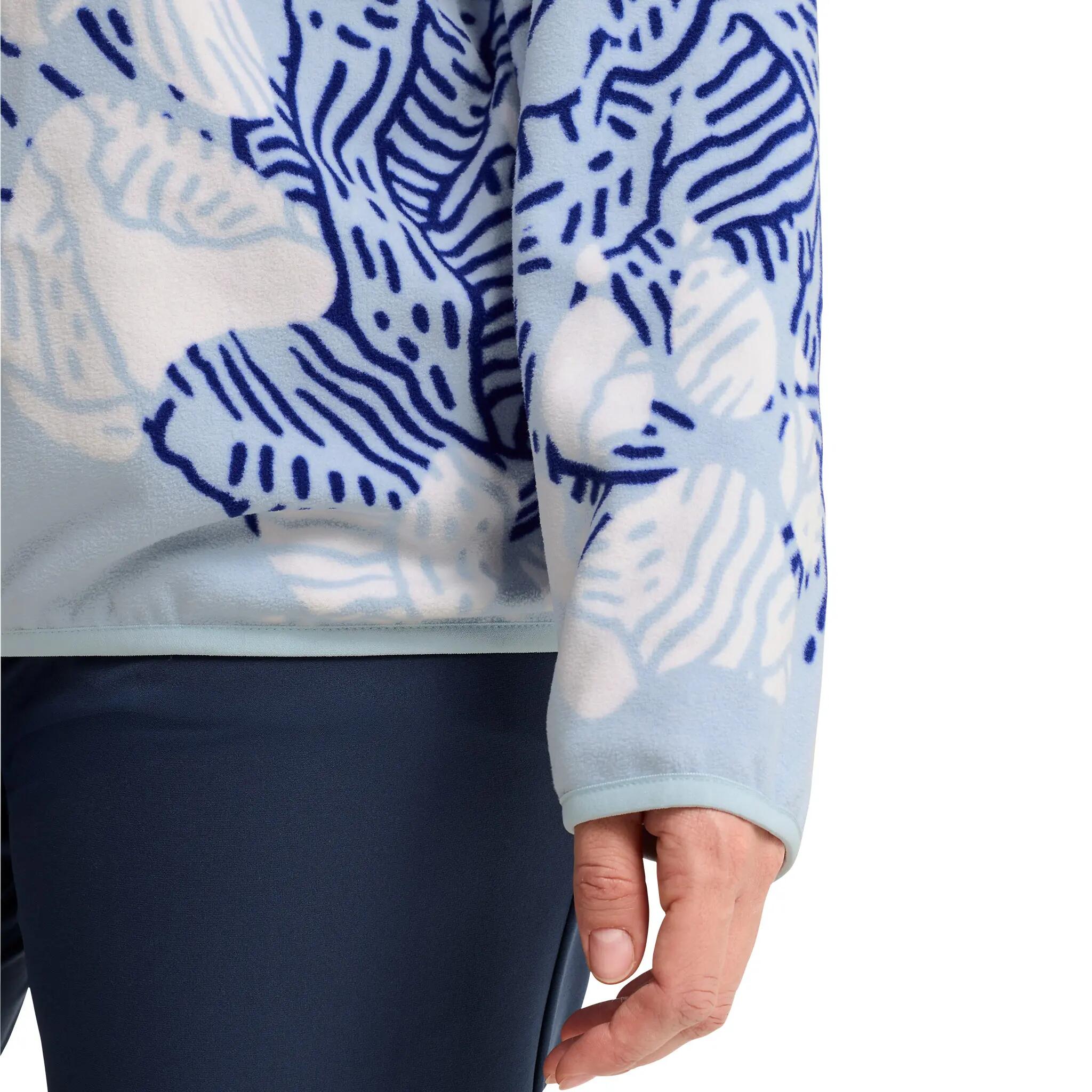 Fleecepullover weich leicht Damen - Paw Era 100 Print Half-Zip 5/6