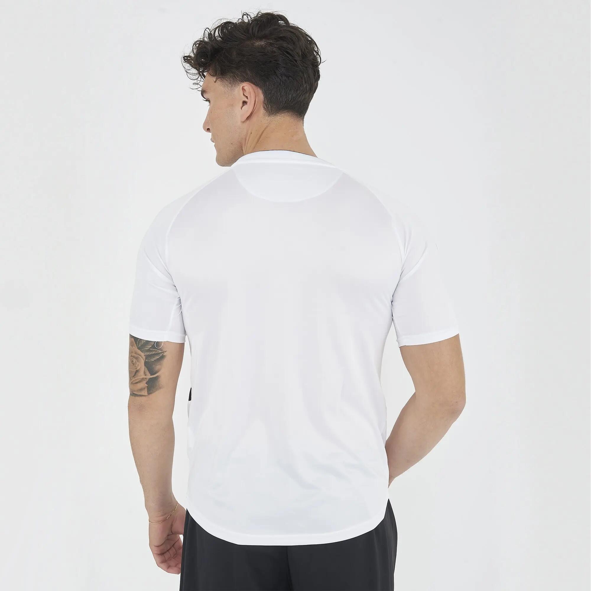 Set 10 maglie da calcio TAIPEI bianco-nero - taglia 3XS (bambino) 4/8