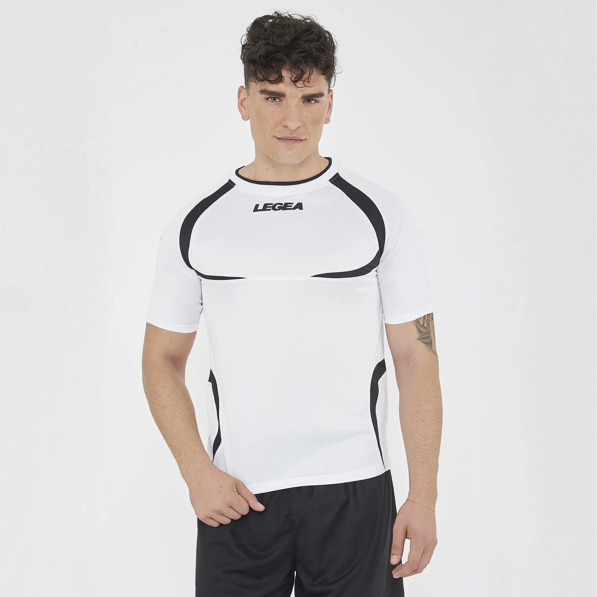Set 10 maglie da calcio TAIPEI bianco-nero - taglia 3XS (bambino) 3/8