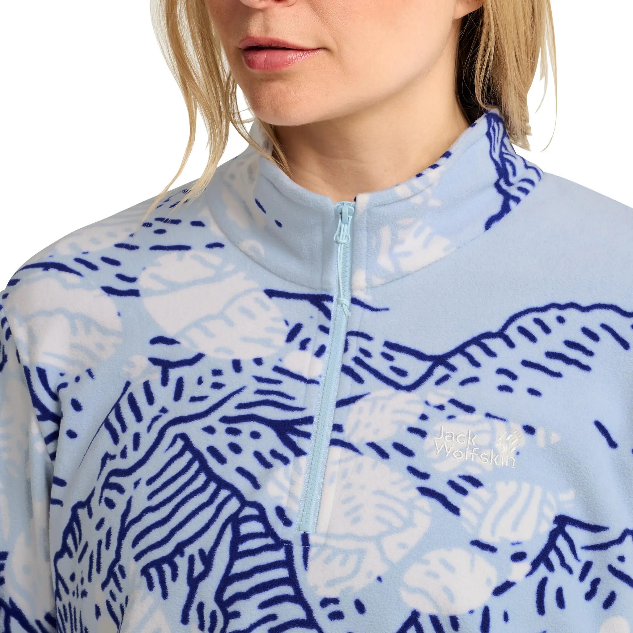 Fleecepullover weich leicht Damen - Paw Era 100 Print Half-Zip 4/6