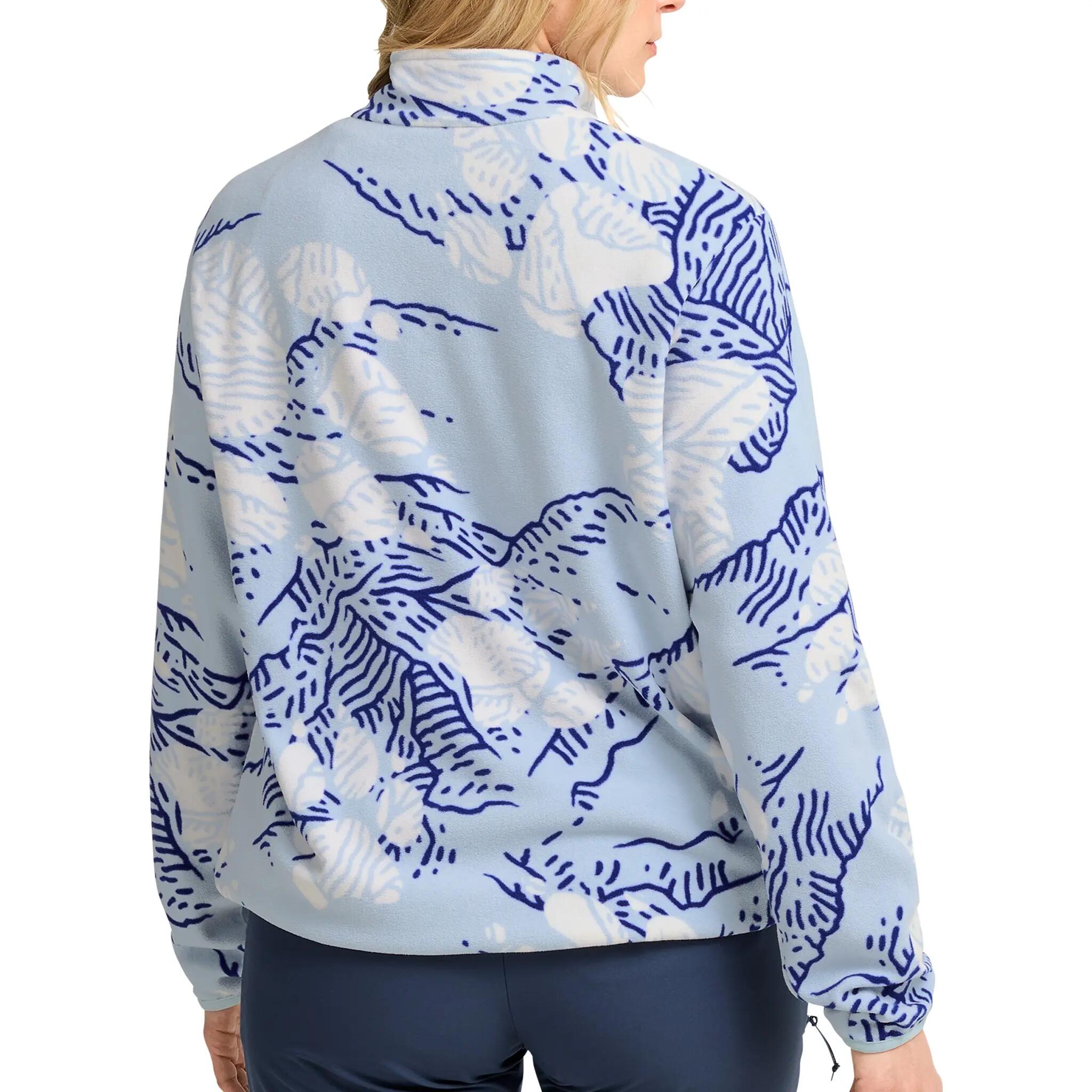 Fleecepullover weich leicht Damen - Paw Era 100 Print Half-Zip 3/6