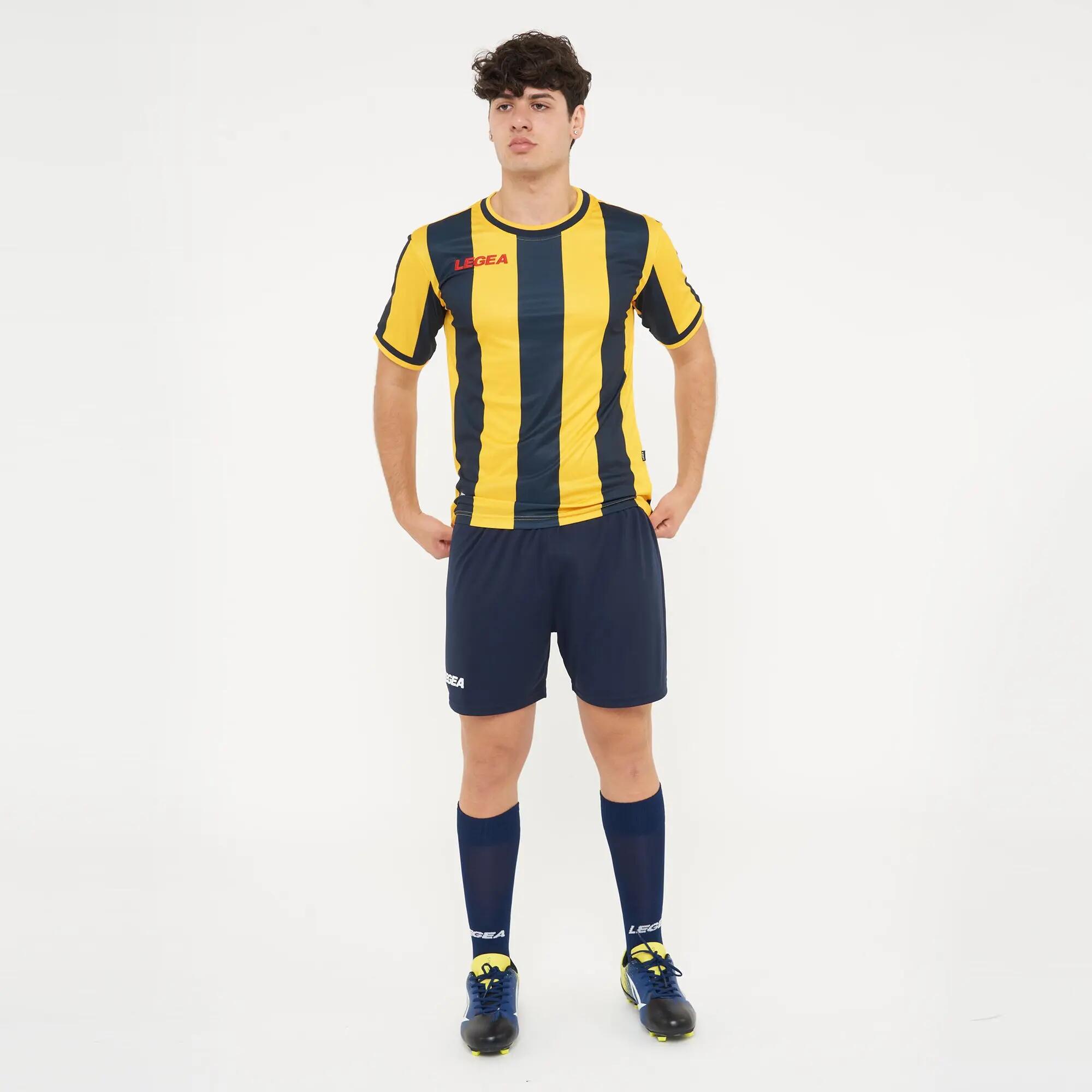 Pack de 10 camisetas de fútbol VALENCIA color amarillo-azul - talla S 4/5