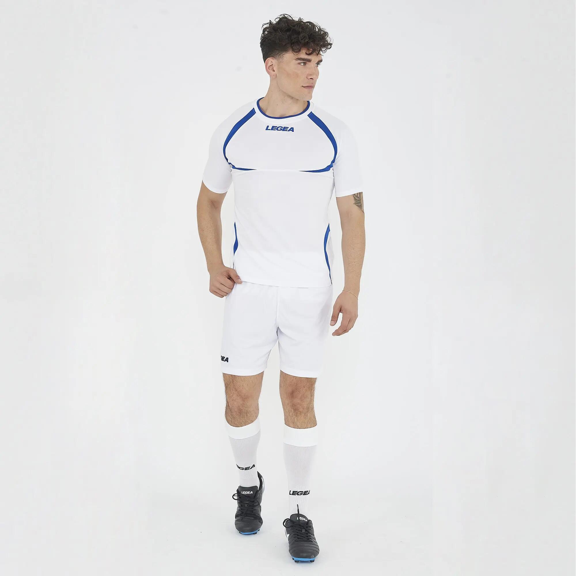 Lot de 15 maillots de football TAIPEI coloris blanc-bleu ciel - taille 2XL 5/8