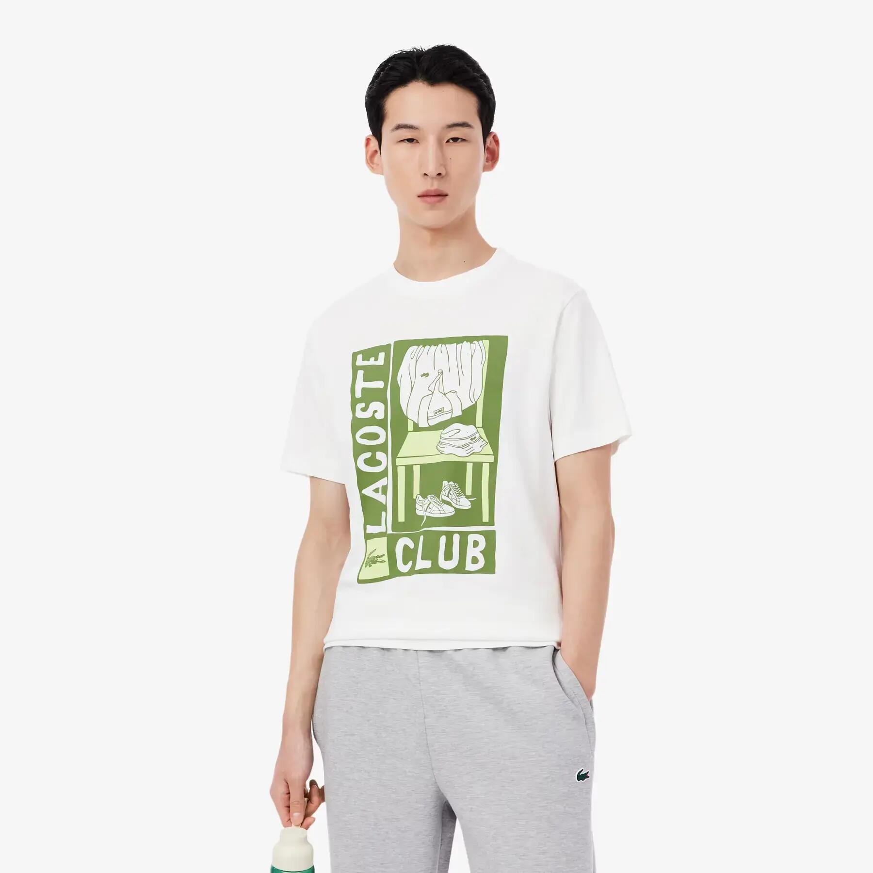 Sportovní tričko s potiskem Lacoste Dry 2/5