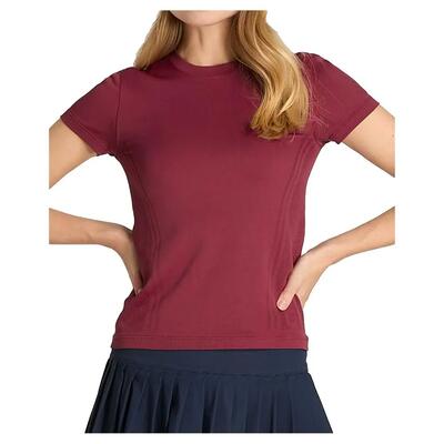T-shirt - sport - dames - naadloos - w pro - rood
