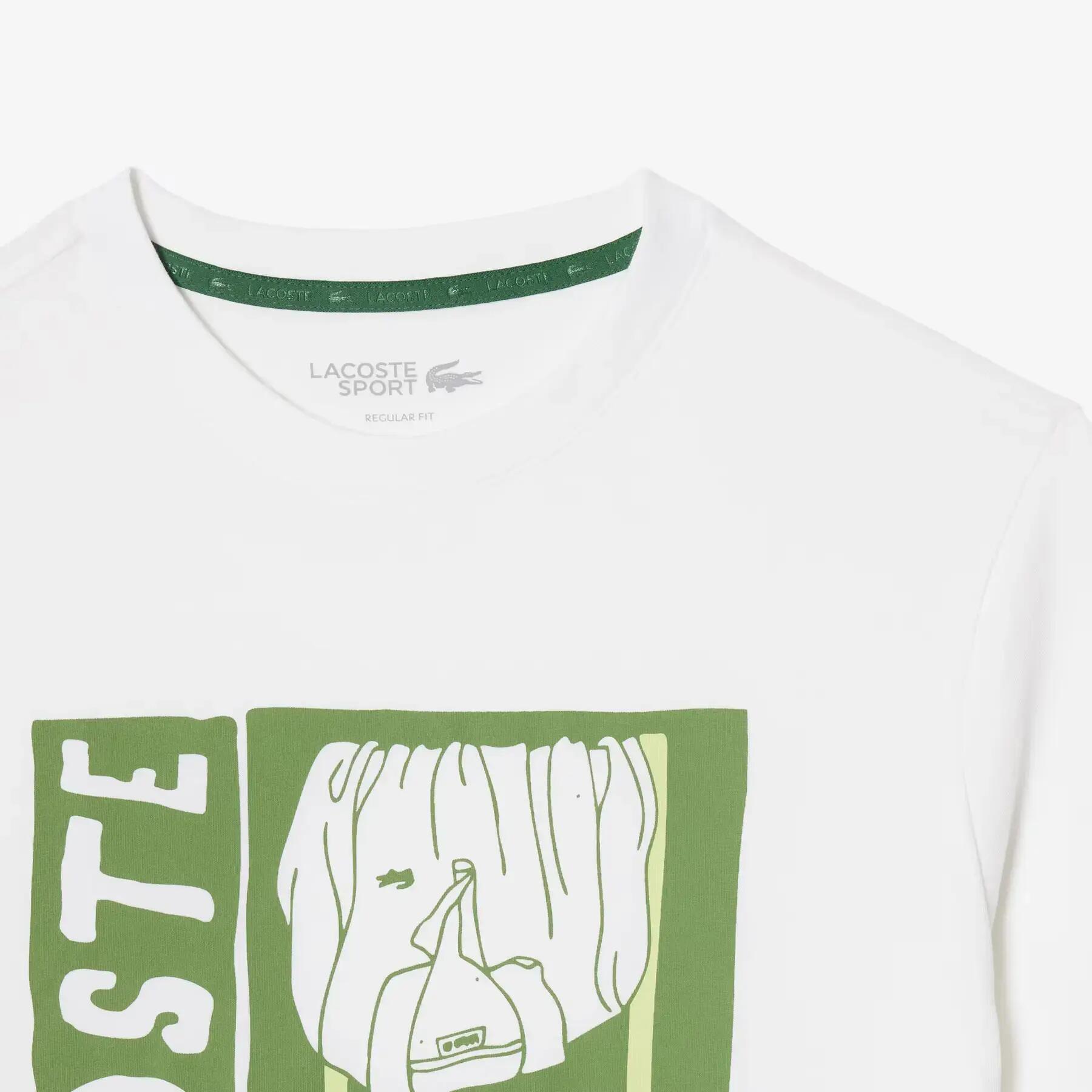 Sportovní tričko s potiskem Lacoste Dry 4/5