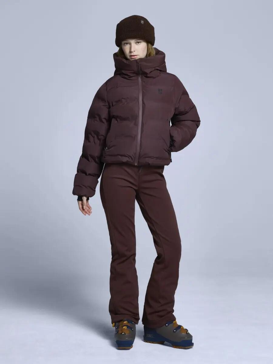 Skihose Damen - Contoura Stretch Softshell - Schokobraun 6/7