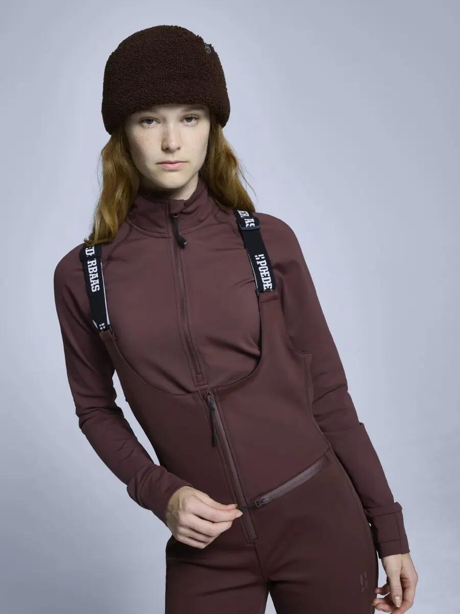 Skihose Damen - Contoura Stretch Softshell - Schokobraun 5/7