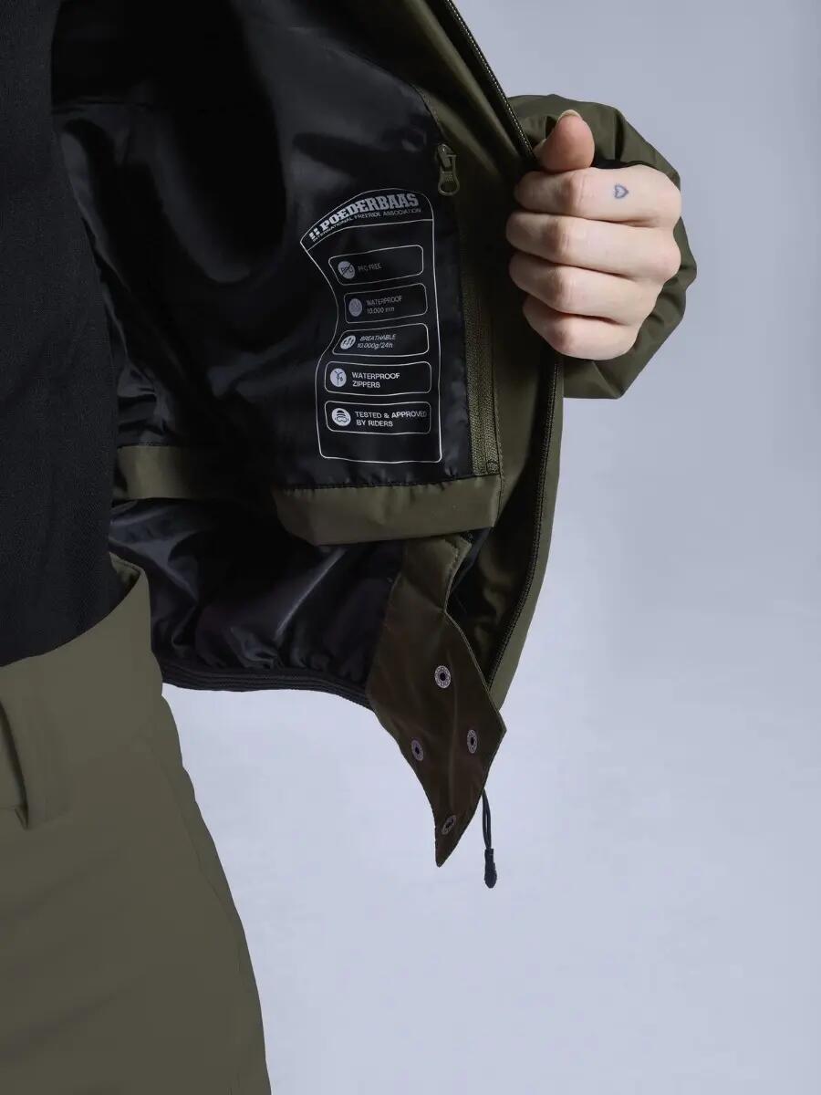 Skijacke Damen - Vorax - Olivgrün 3/7