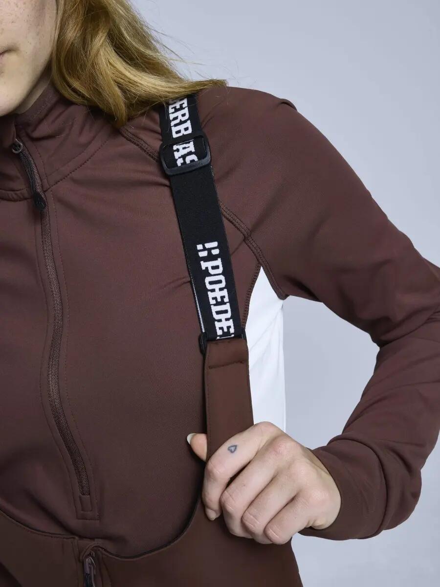 Skihose Damen - Contoura Stretch Softshell - Schokobraun 2/7