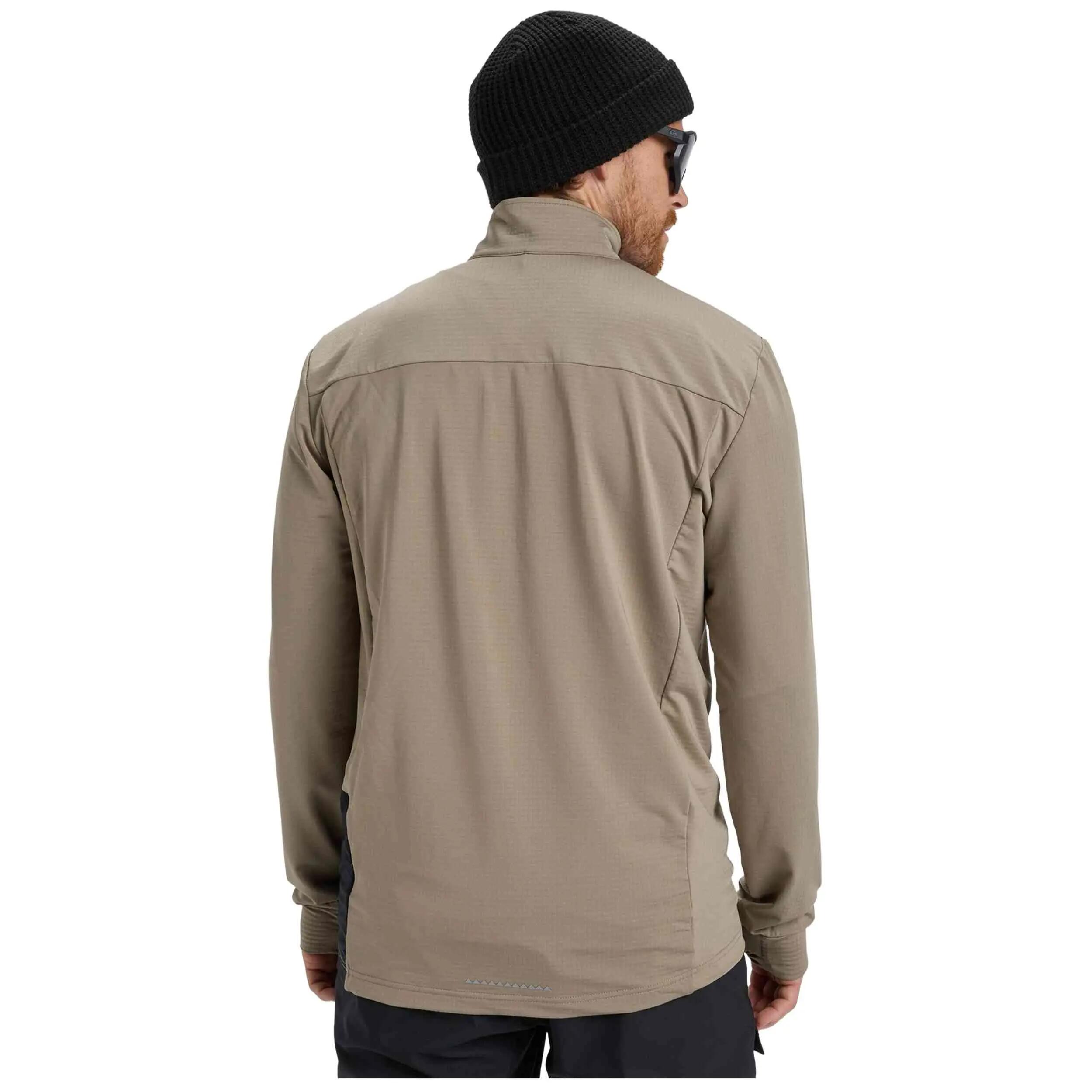 Maglia a maniche lunghe Quiksilver modello Early Start Hz "Beige" per uomini 3/5
