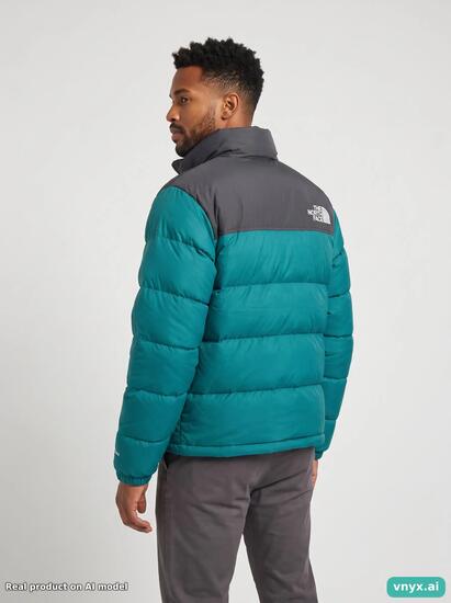 Second Life - The North Face Teal Puffer Jacket Men M