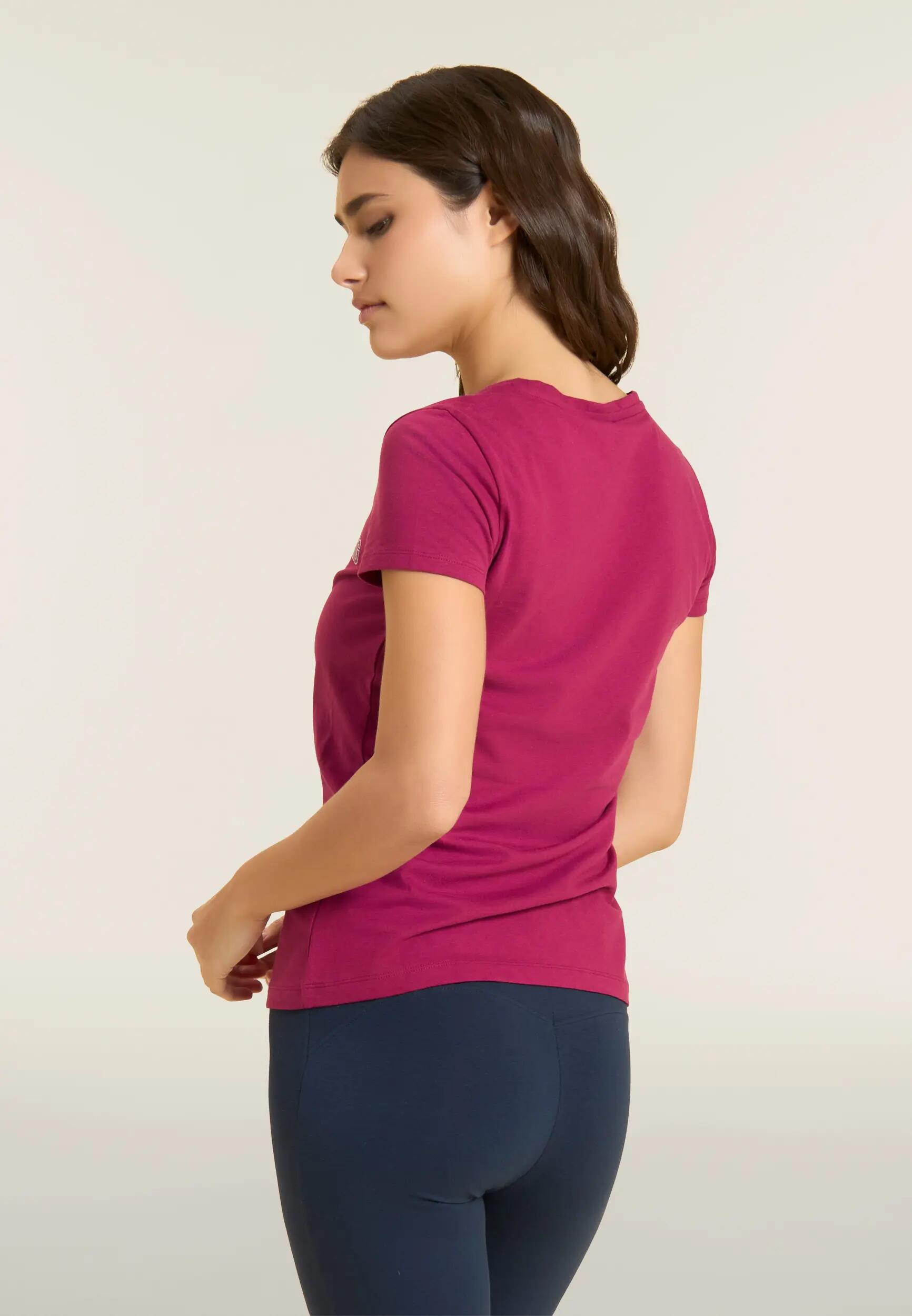Camiseta regular fit Freddy Training con purpurina en el pecho 3/6
