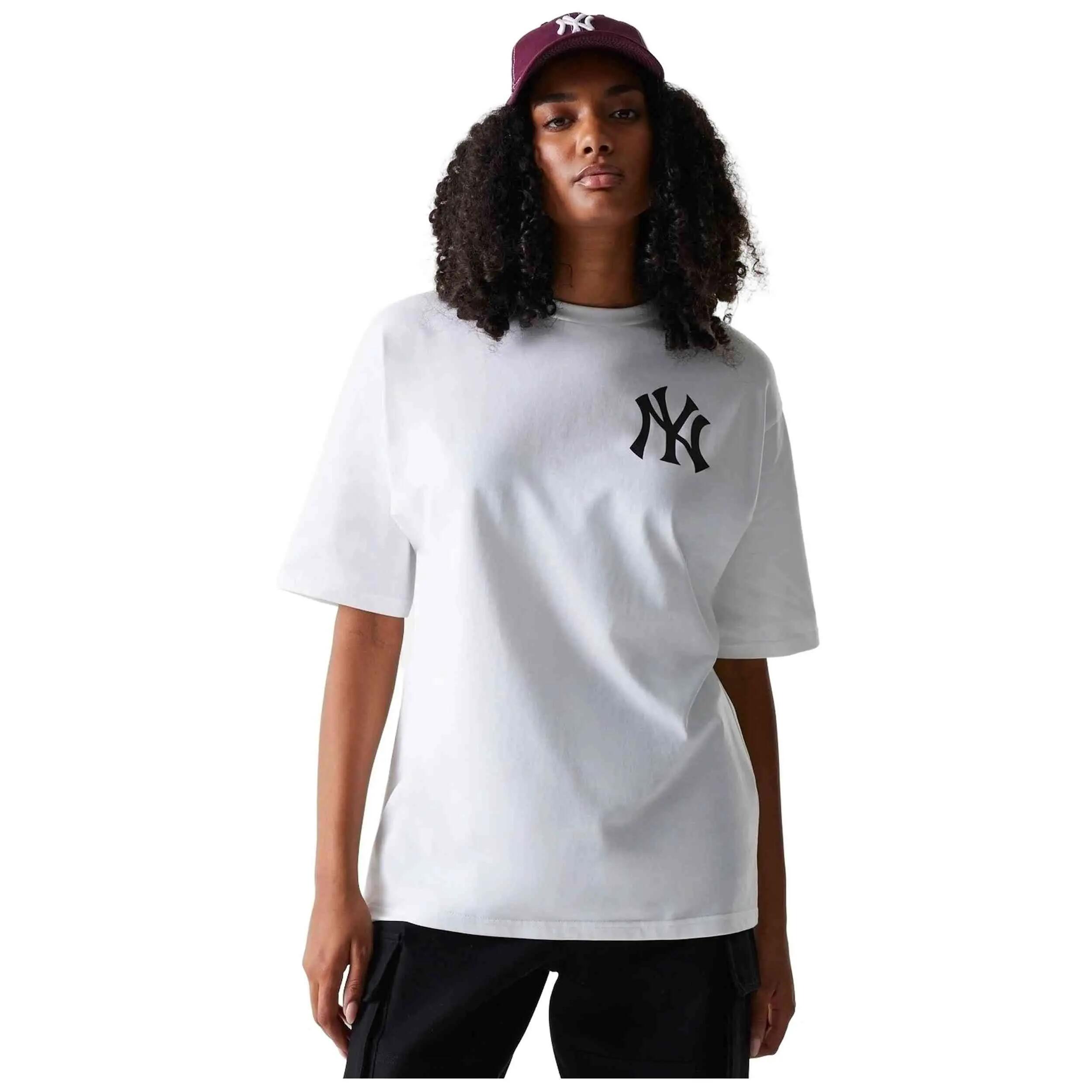 Maglia a maniche corte New Era modello New York Yankees per unisex 4/4