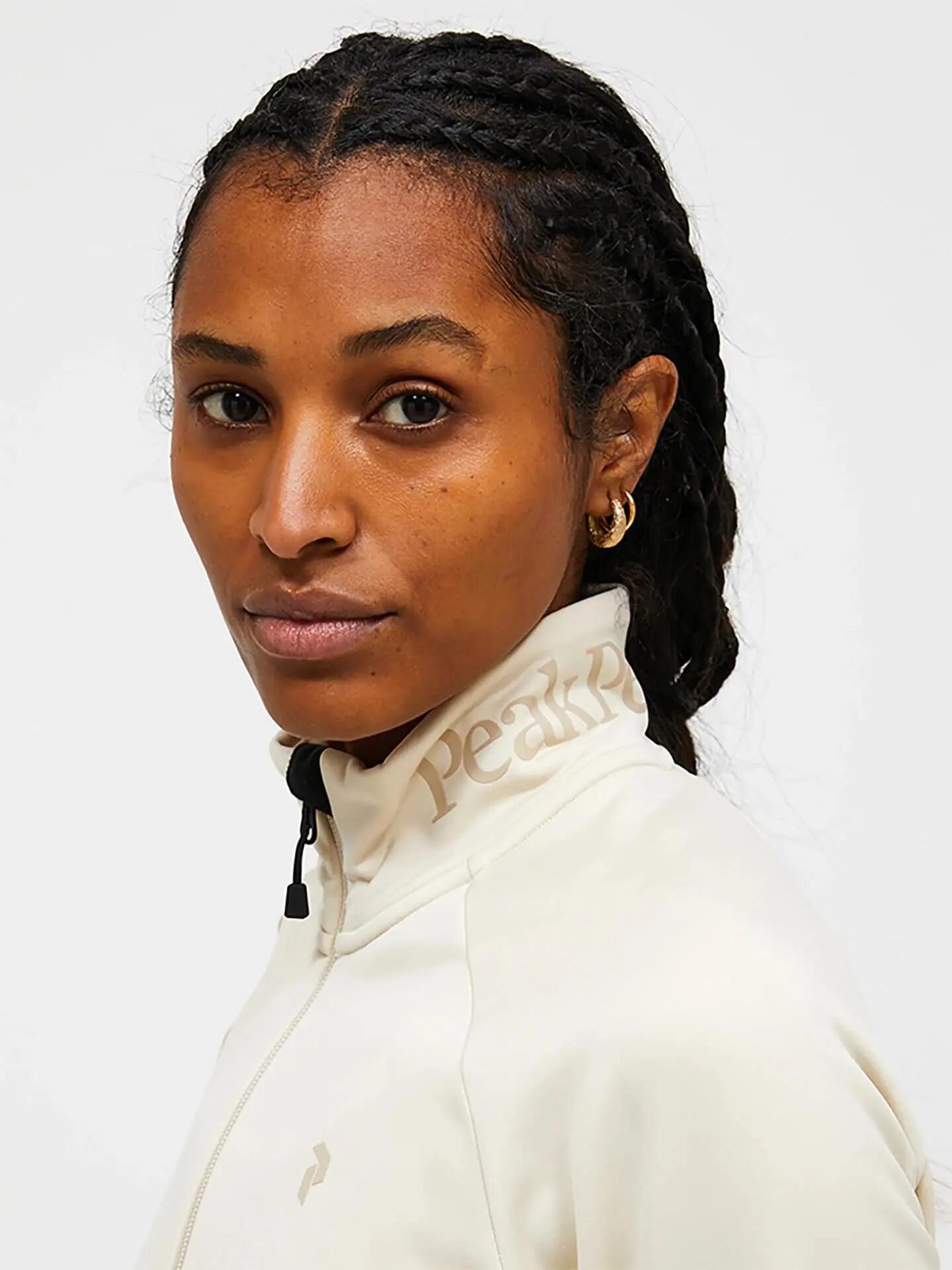 Damen-Fleecejacke - Rider Essentials - Sand Fog 3/4