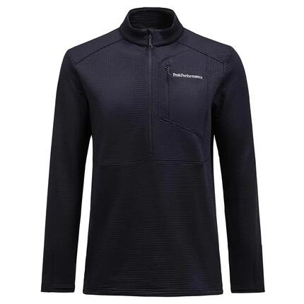 Polaire homme - Trail - Demi-zip Polartec Power Grid - Peak Performance - Noir