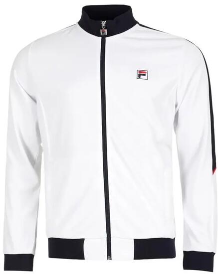Herren - Sportswear - Jacke - Taillierte Passform, lange Ärmel - Manuel - Weiß