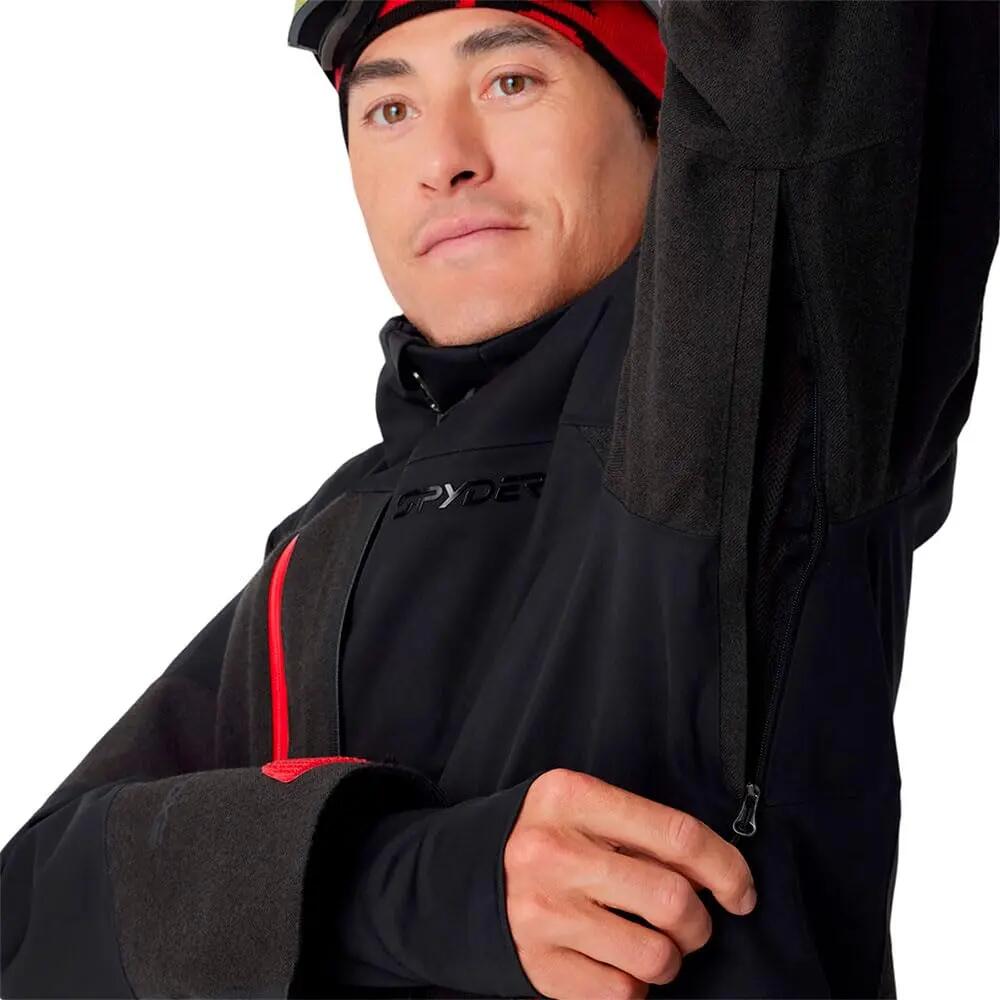 Veste - Ski - Adulte - Imperméable - Leader - Noir chiné 4/4